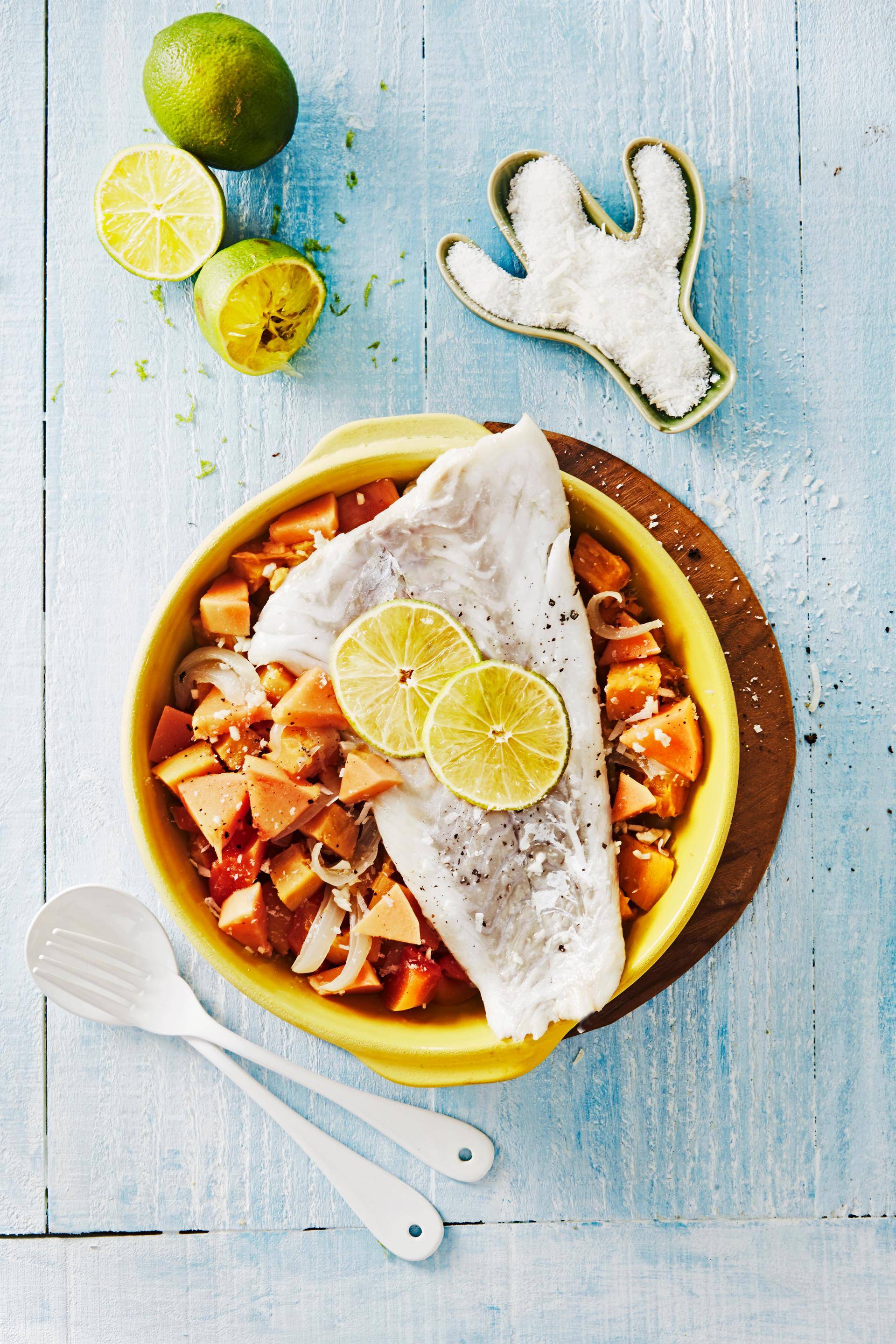 Kabeljauw met papaja - Recette Cookeo | Moulinex
