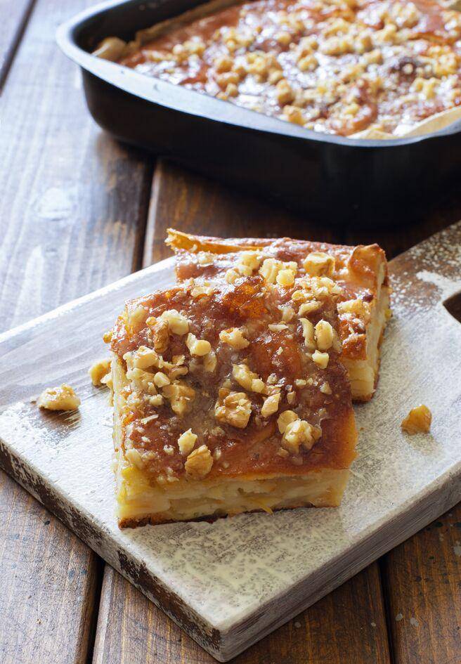 Gâteau aux pommes, noix et avoine sans gluten - Recette Perfectmix + | Moulinex