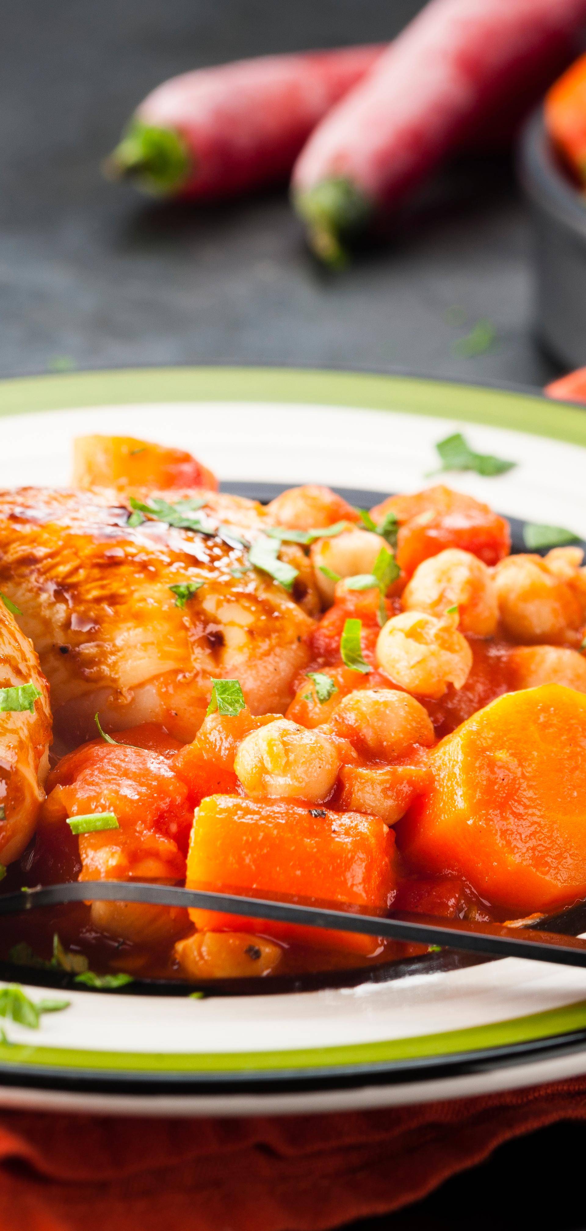 Kippenbouten met kikkererwten - Recette Cookeo | Moulinex
