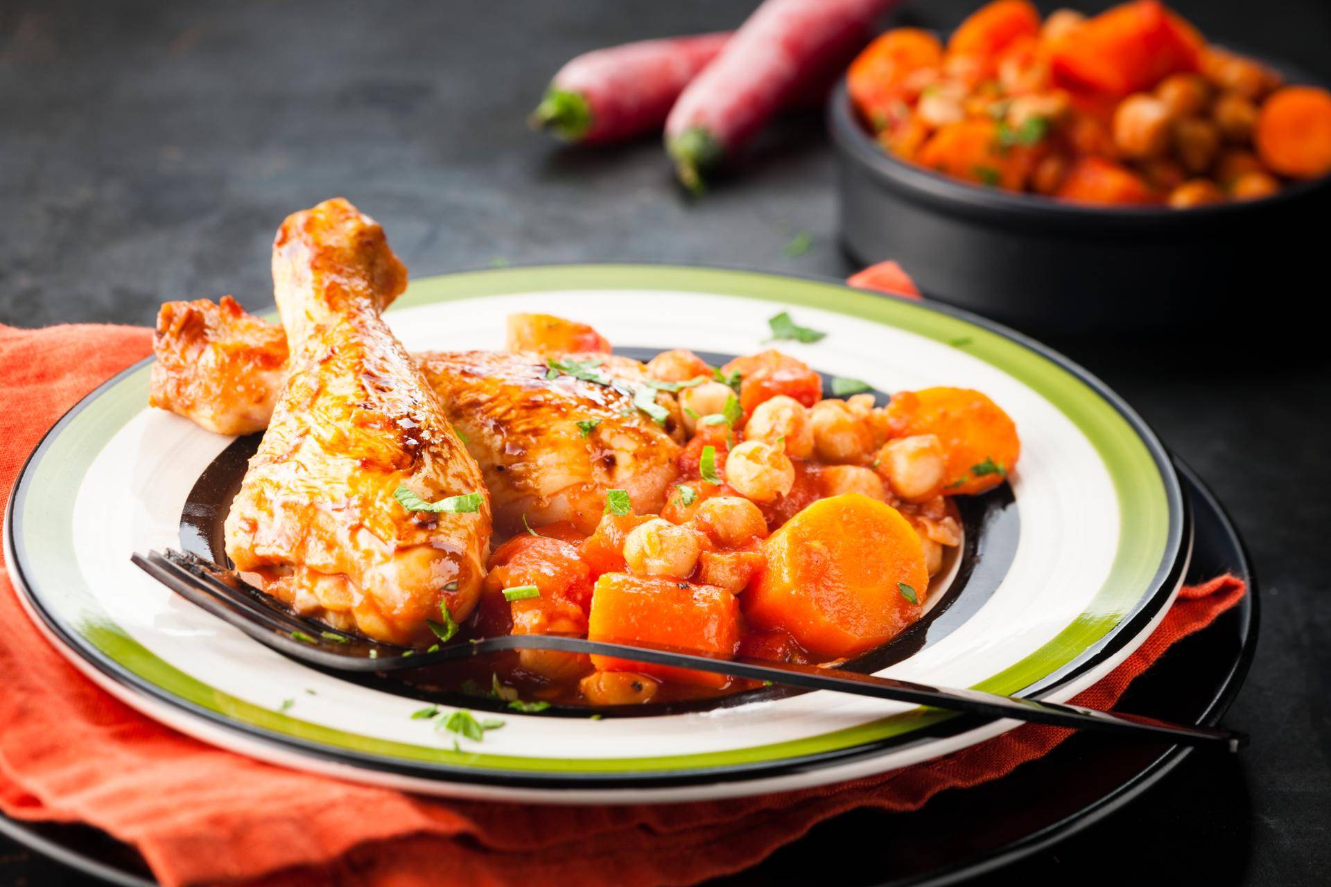 Kippenbouten met kikkererwten - Recette Cookeo | Moulinex