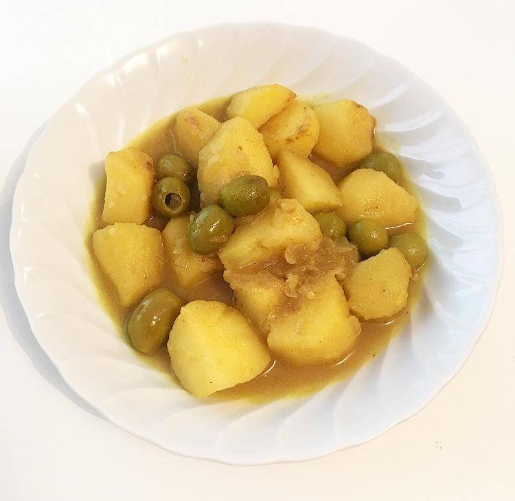 Tajine de pommes de terre aux olives - Recette Cookeo | Moulinex