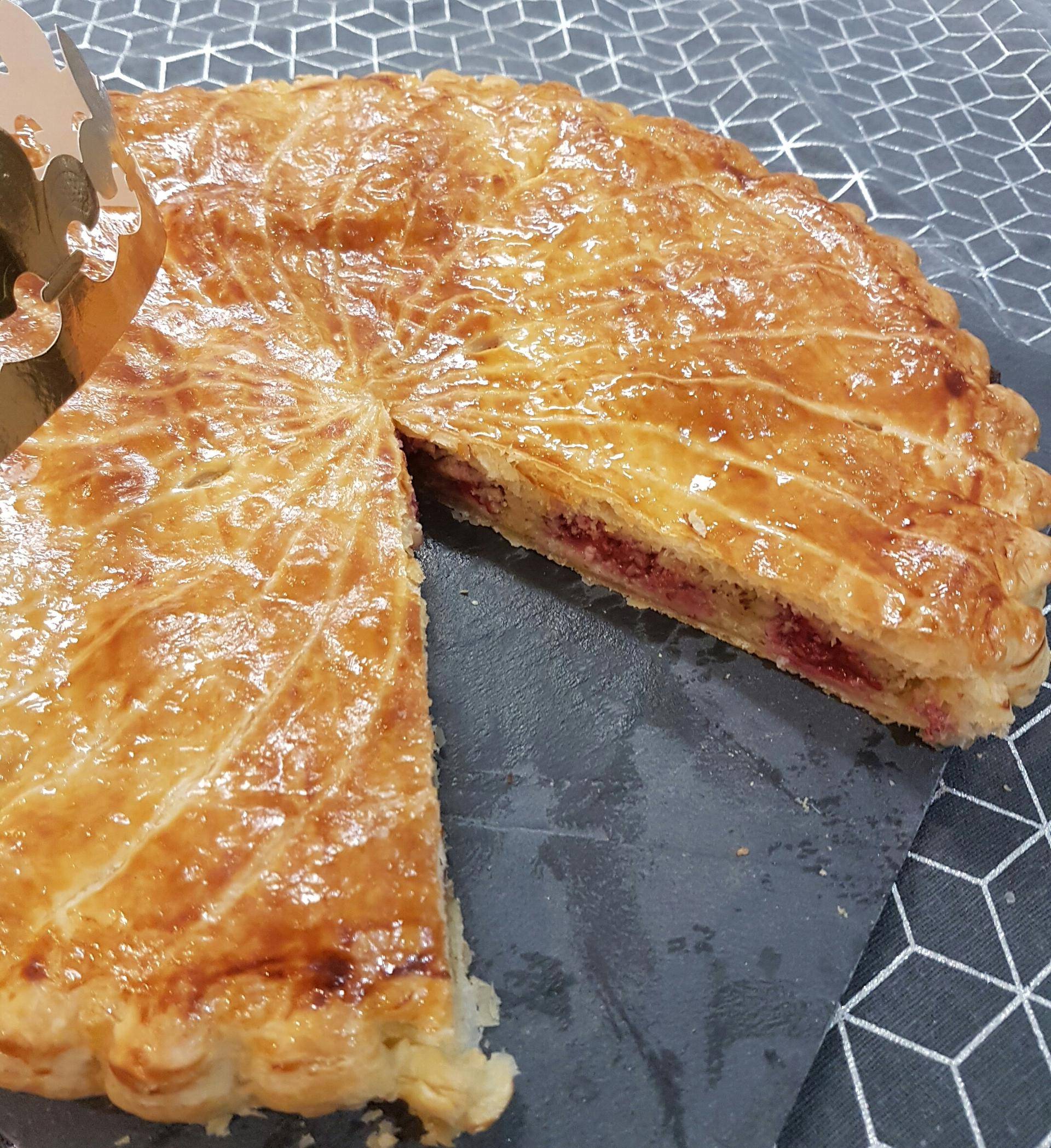 Galette frangipane à la framboise - Recette Companion XL | Moulinex