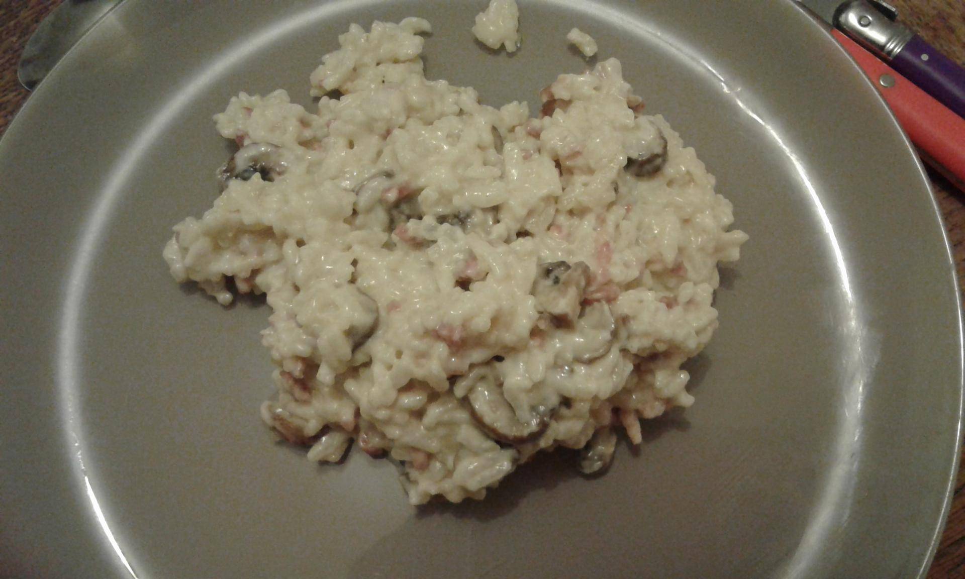 Risotto champignons et lardons - Recette Cookeo | Moulinex