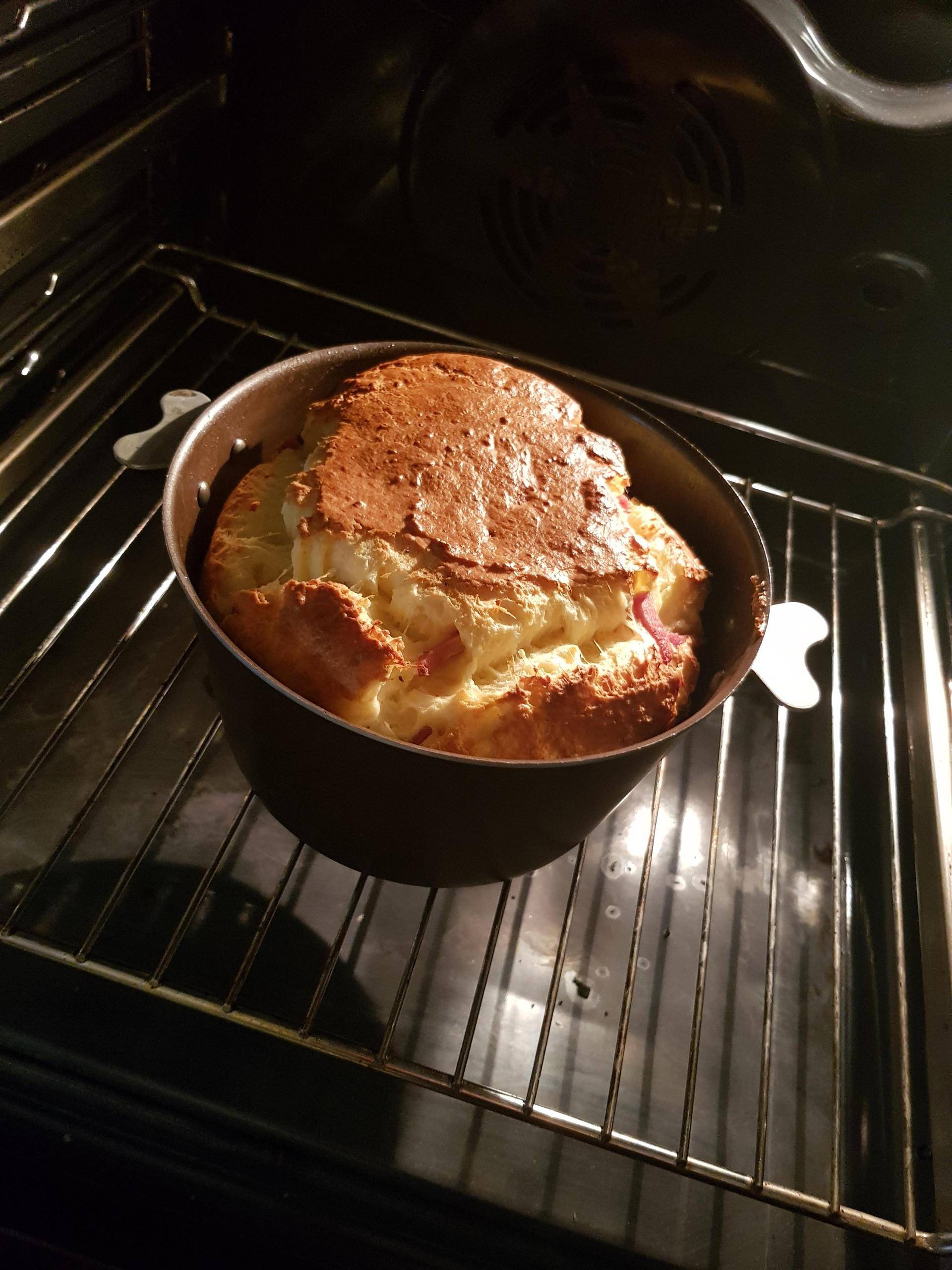 Béchamel soufflé jambon fromage - Recette Companion Connect XL | Moulinex