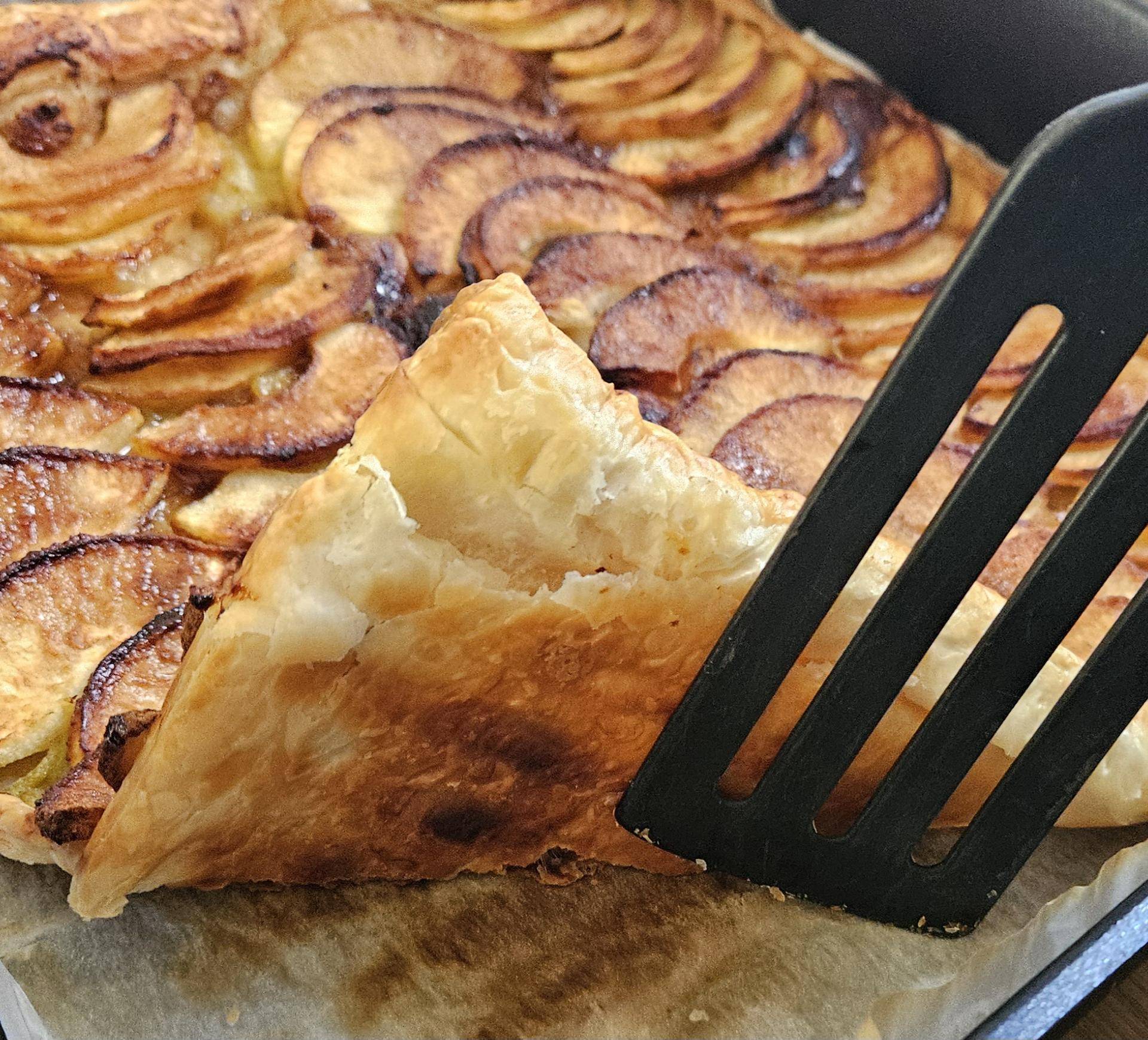 Tarte fine aux pommes - Recette Easy Fry XL Surface | Moulinex