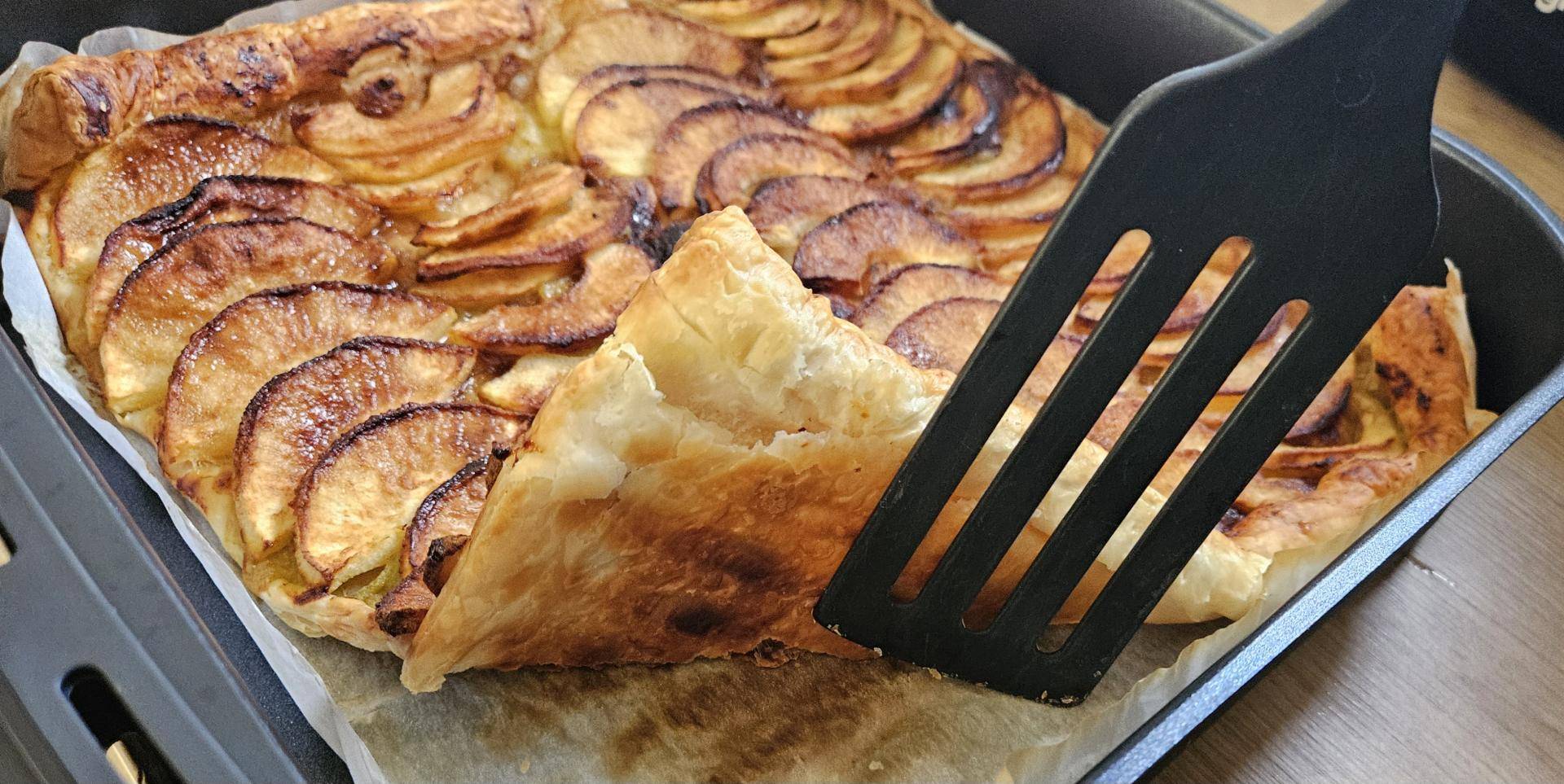 Tarte fine aux pommes - Recette Easy Fry XL Surface | Moulinex
