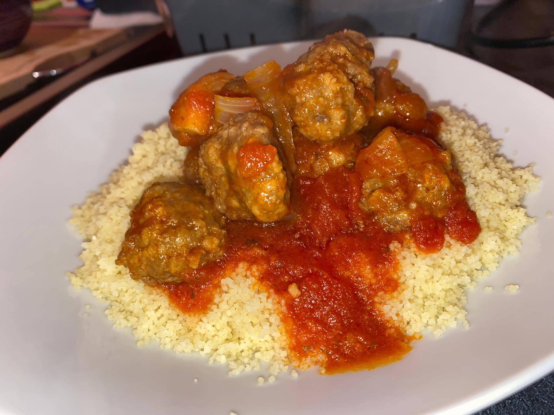 Boulette provençale et sa semoule - Recette Cookeo | Moulinex