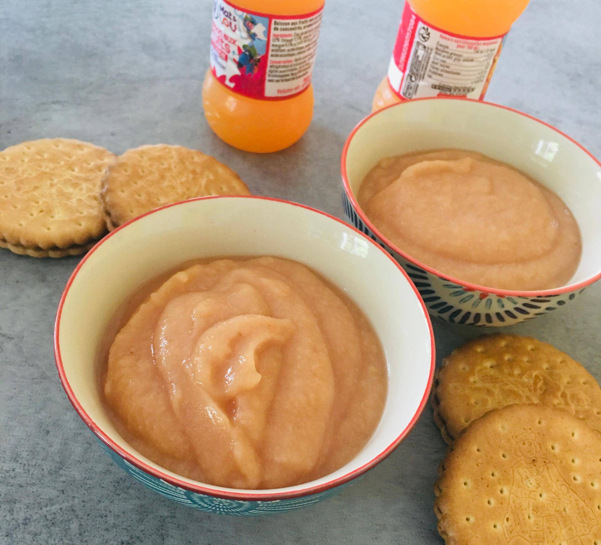 Compote nectarine pomme - Recette Companion XL | Moulinex
