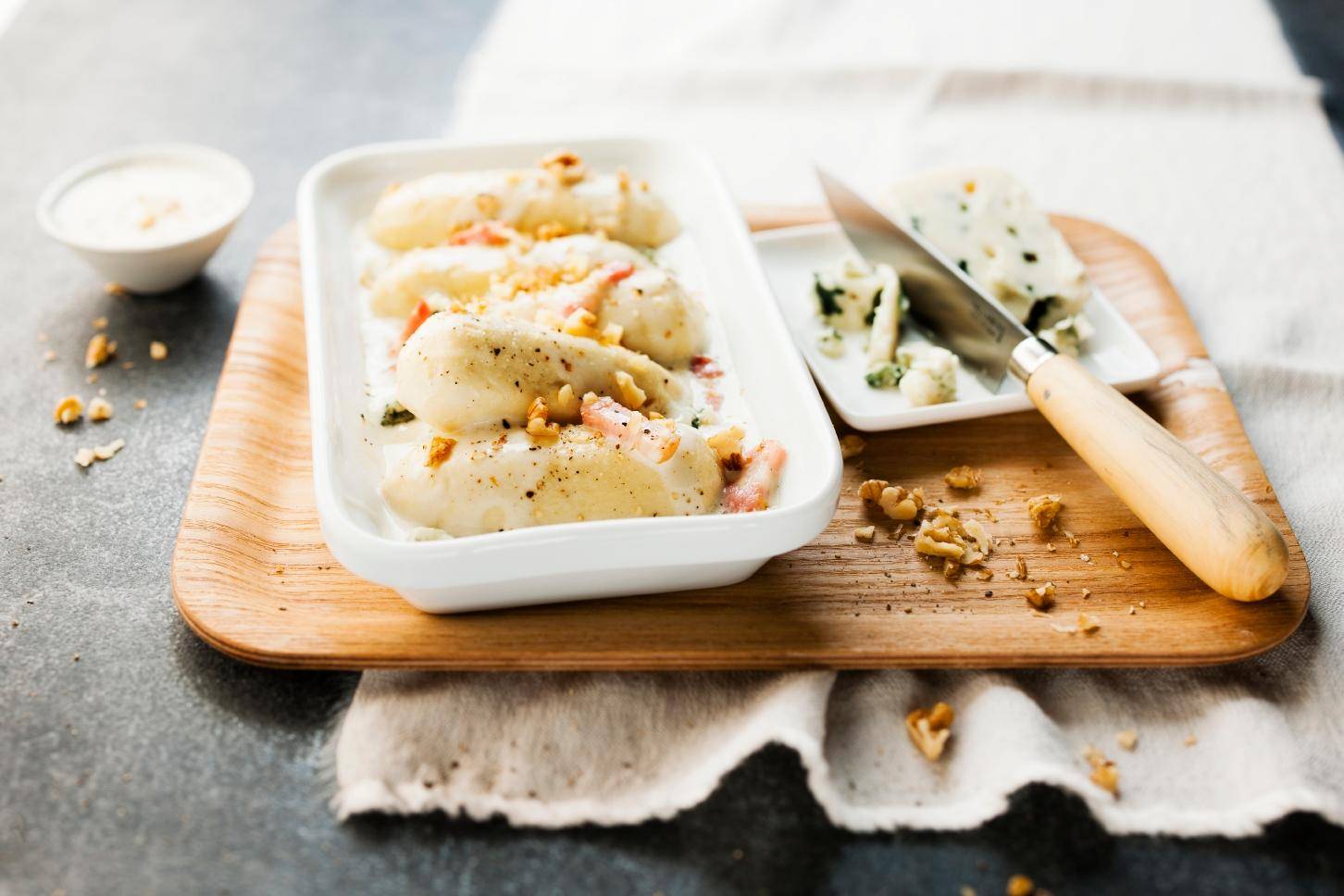 Quenelles sauce roquefort - Recette Cookeo | Moulinex