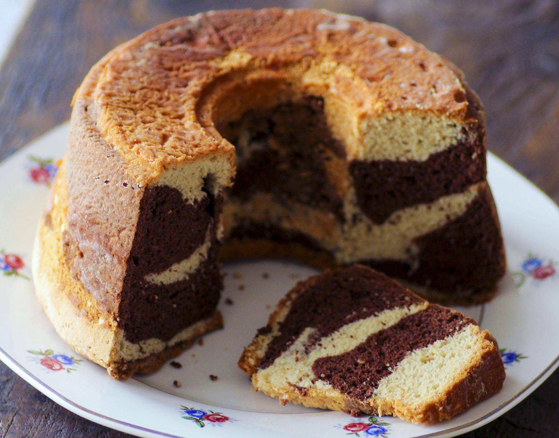 Angel cake marbré - Recette Companion Connect XL | Moulinex