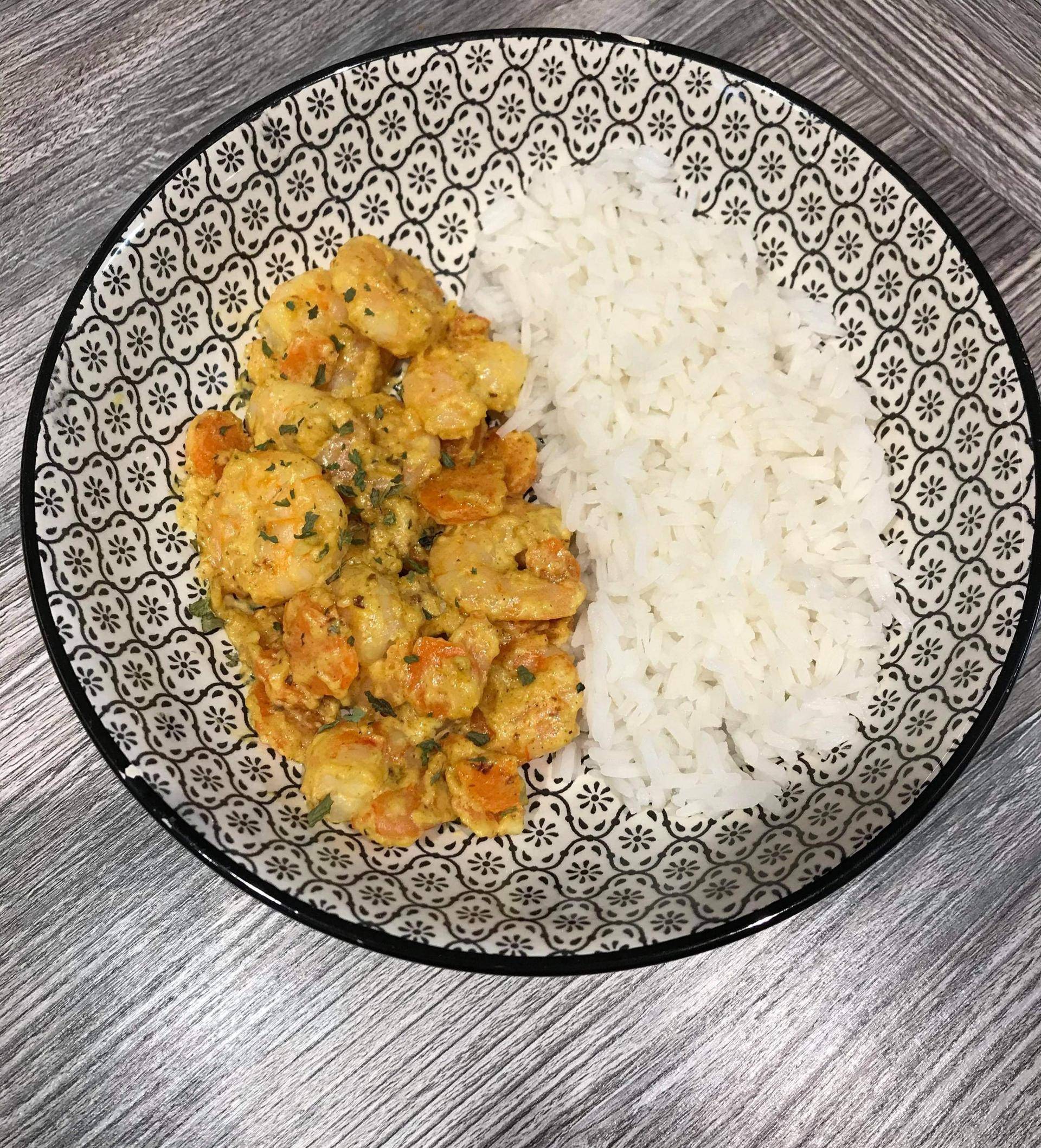 Crevette curry lait de coco carotte - Recette Cookeo V3 | Moulinex