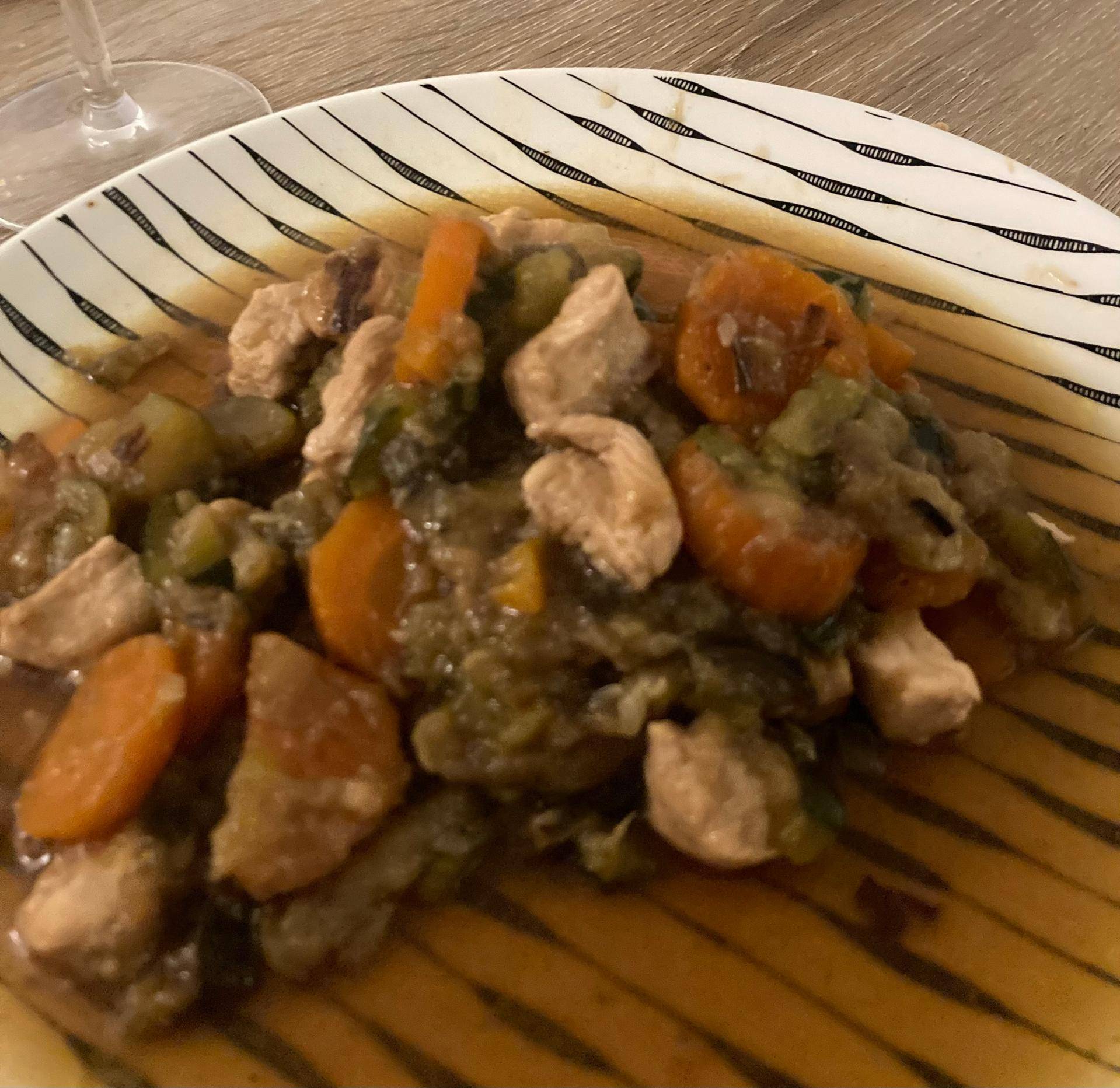 Poêlée de légumes au poulet - Recette Cookeo | Moulinex