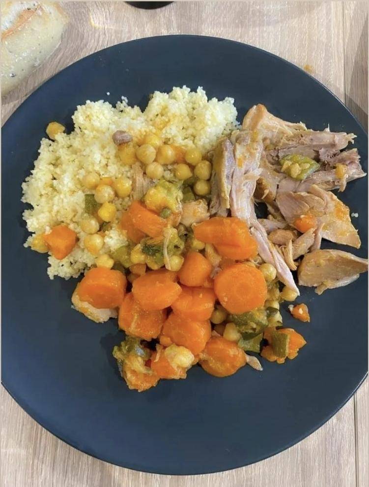 Couscous poulet carottes courgettes - Recette Cookeo | Moulinex