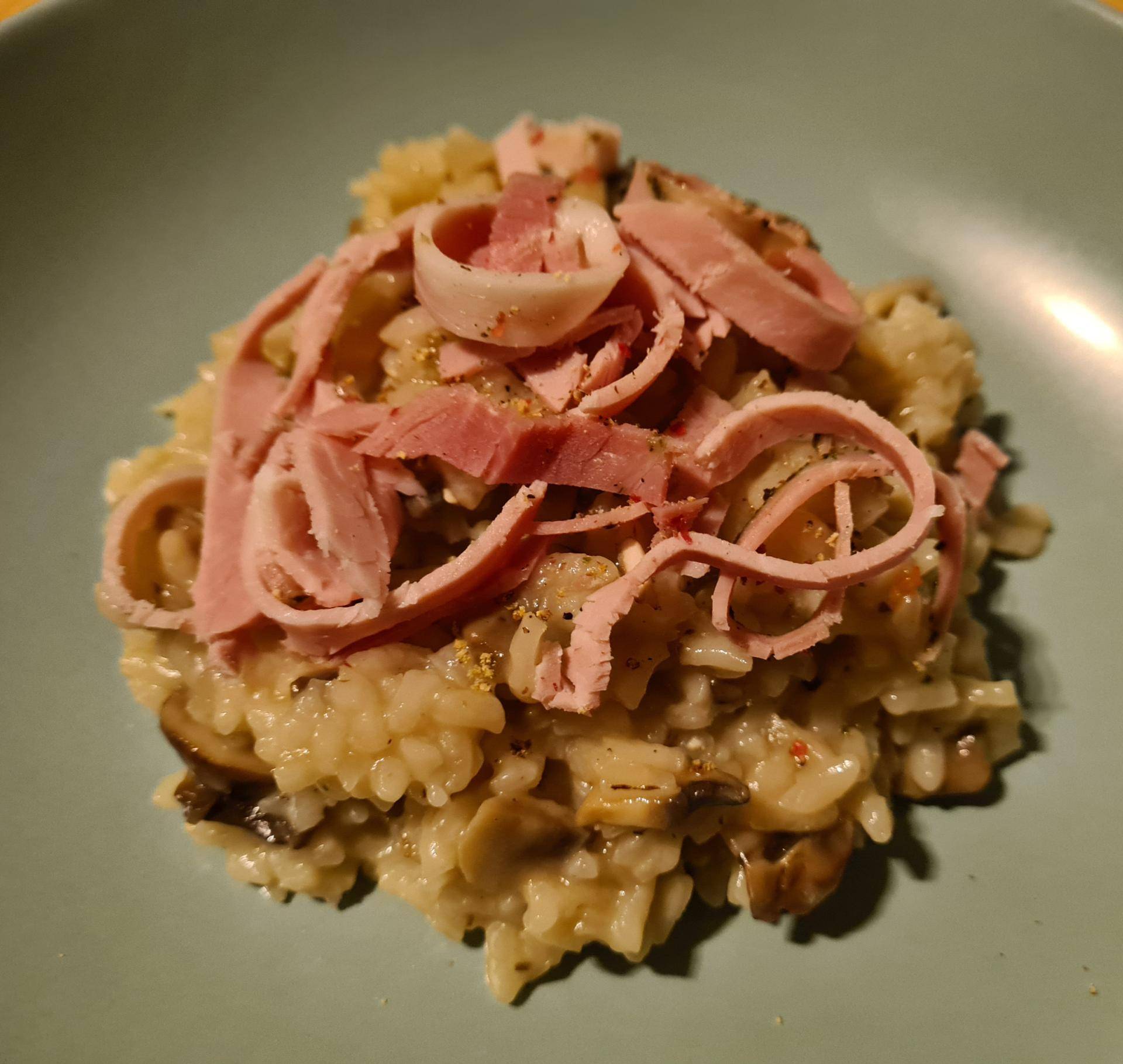 Risotto jambon champignons - Recette Companion Connect XL | Moulinex