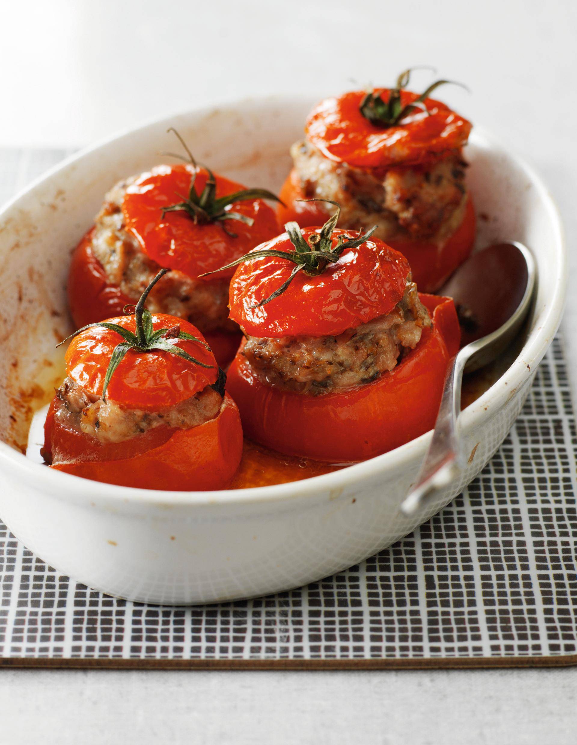 Gevulde tomaten - Recette Easy Fry Compact | Moulinex