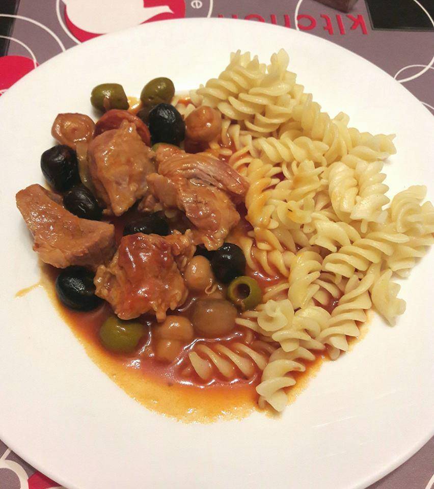 Sauté de veau olives et chorizo - Recette Cookeo | Moulinex