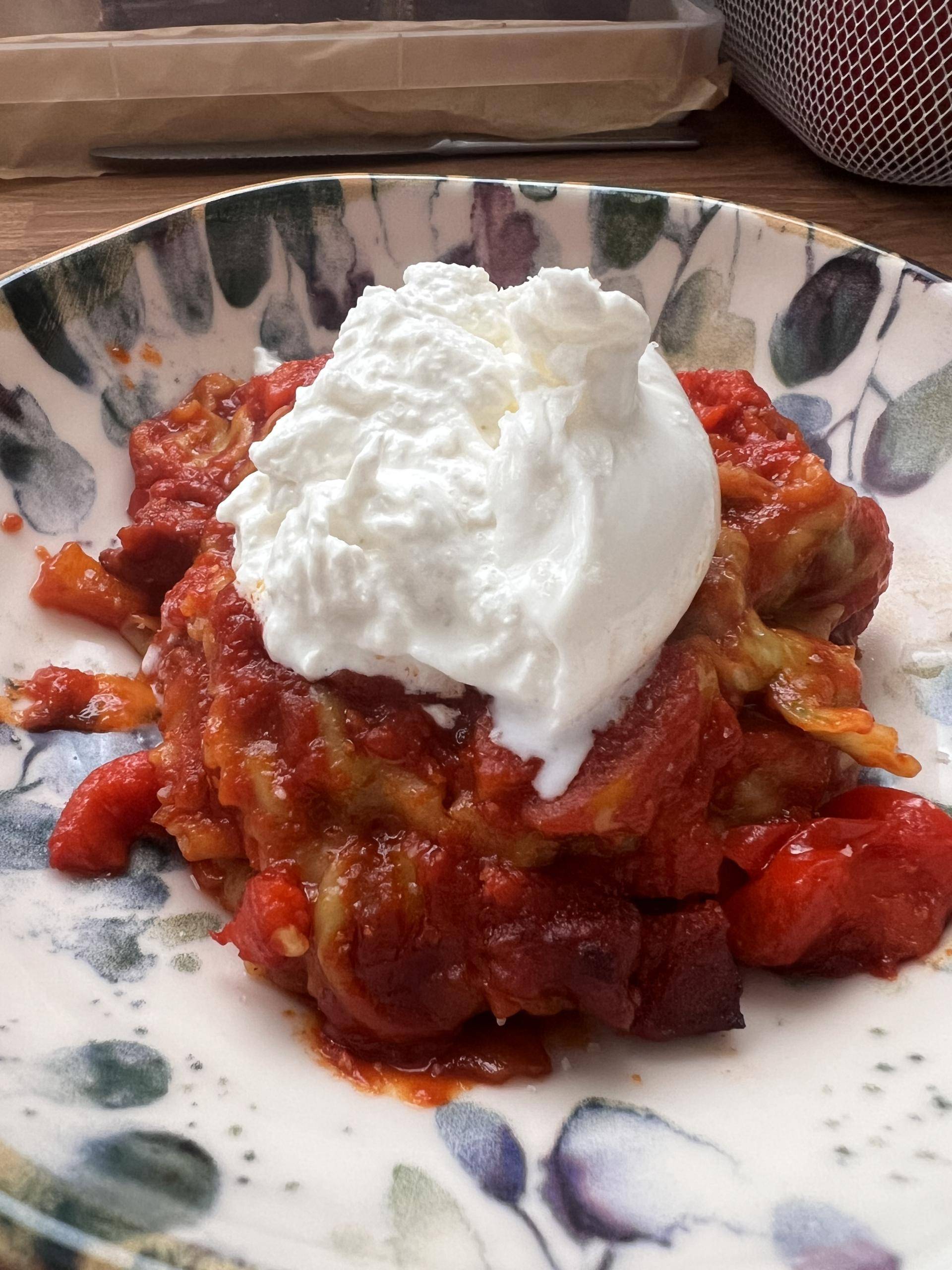 Gratin ravioles poivrons chorizo - Recette Cookeo | Moulinex