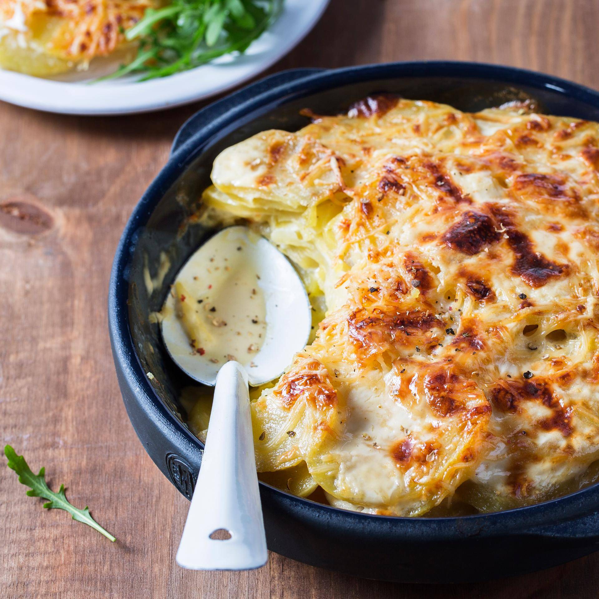 Gratin de pommes de terre à l'emmental - Recette Companion | Moulinex