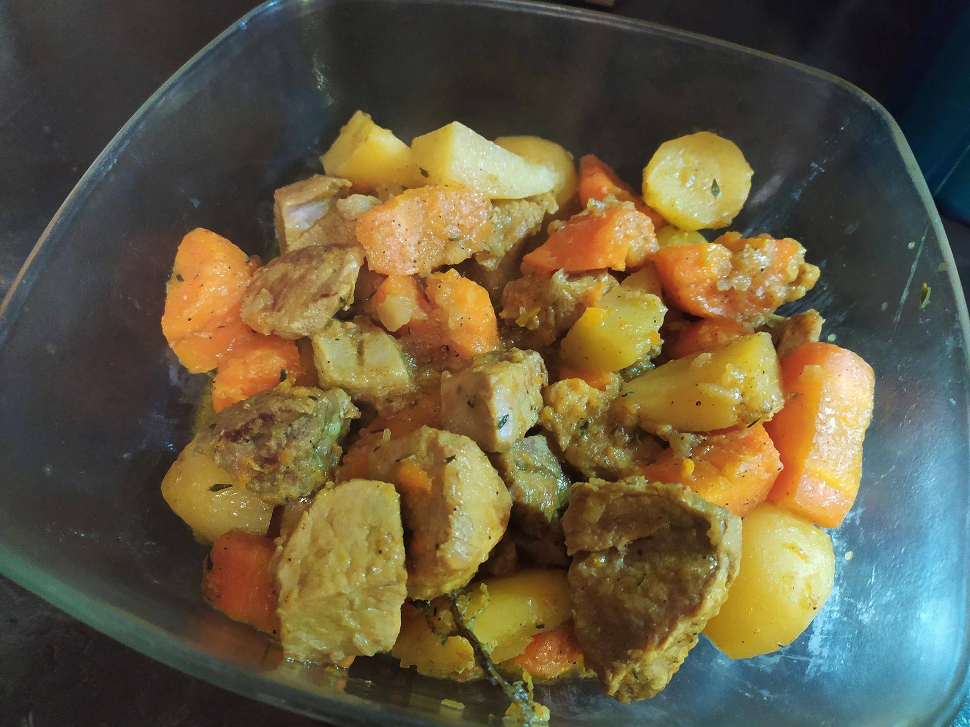Porc pomme de terre et carotte - Recette Cookeo V3 | Moulinex