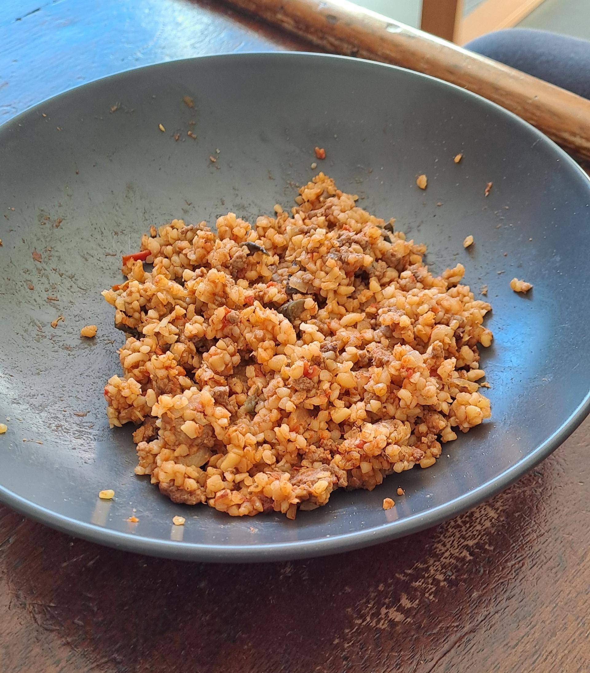 Boulgour façon moussaka - Recette Cookeo | Moulinex