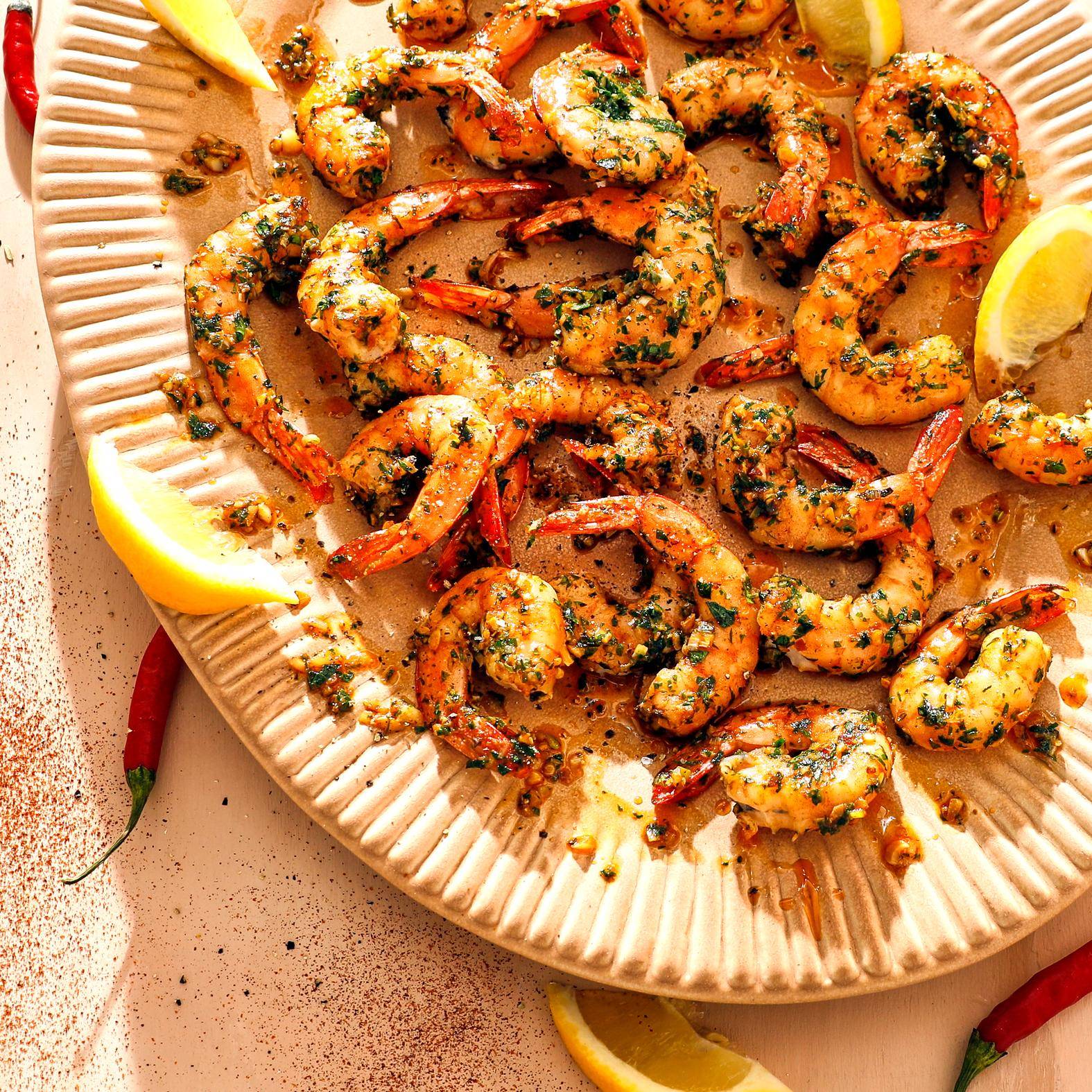Gambas al ajillo - Recette EASY FRY & GRILL 2 in 1 MECHANICAL | Moulinex