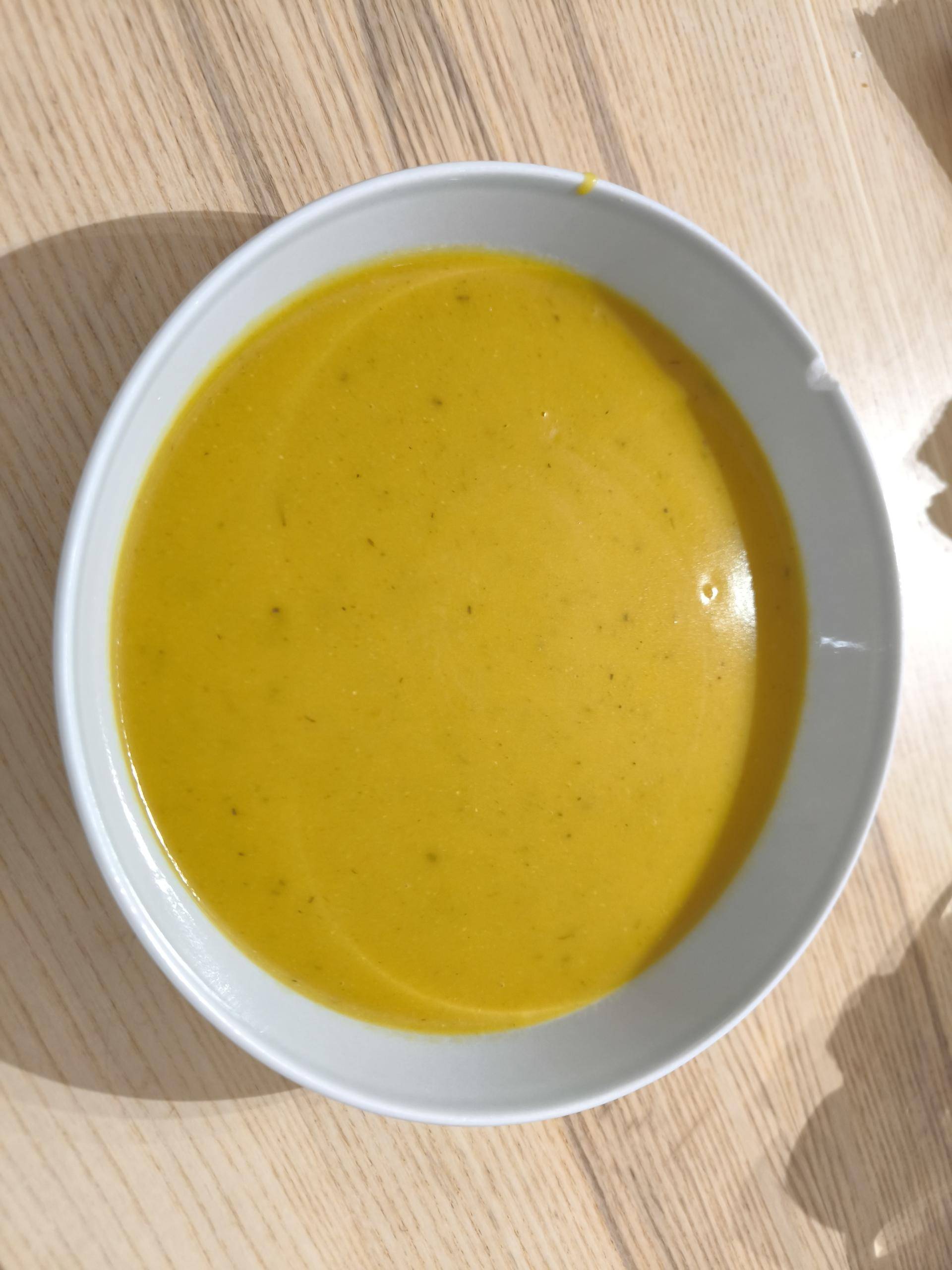 Soupe veloutée aux légumes et lentilles corail - Recette Companion Connect XL | Moulinex