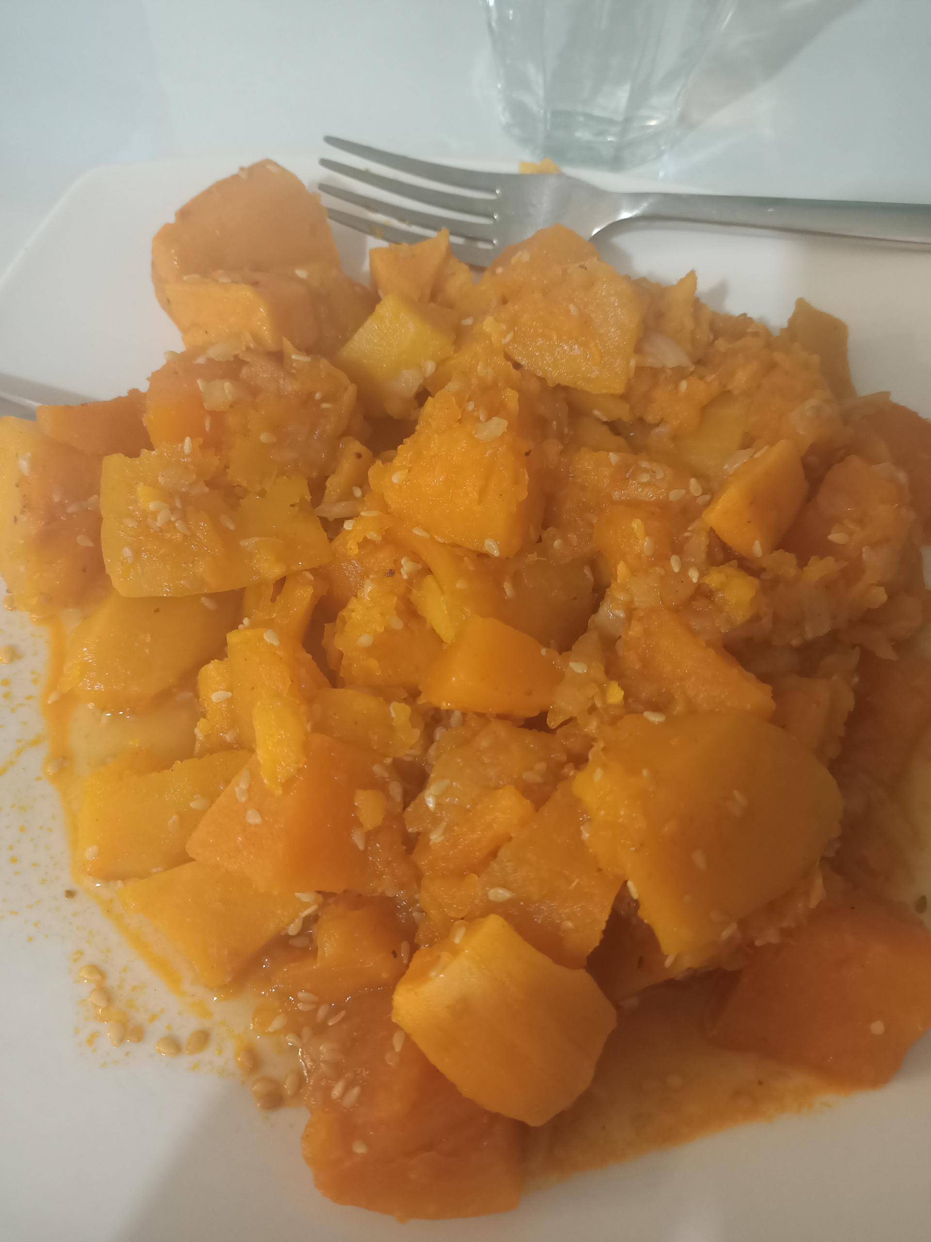 Patate douce et butternut au miel sésame - Recette Cookeo V3 | Moulinex