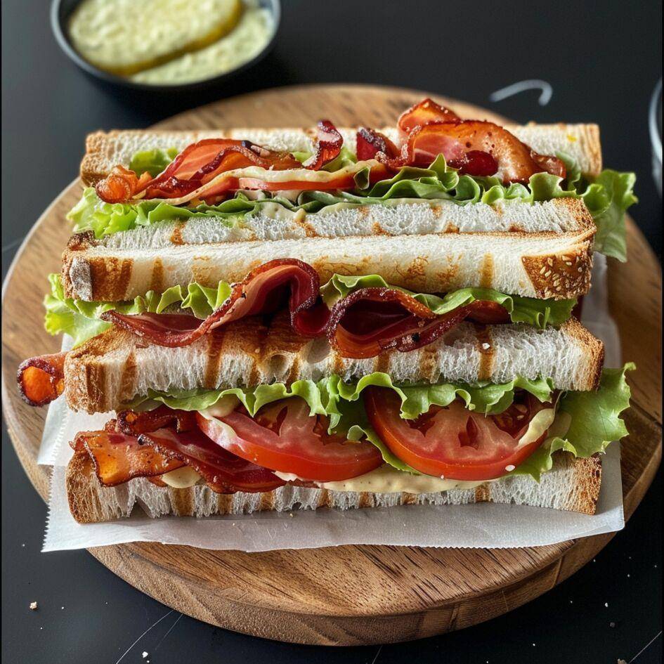 Sandwich BLT (bacon, laitue et tomates) - Recette Easy Fry Compact | Moulinex