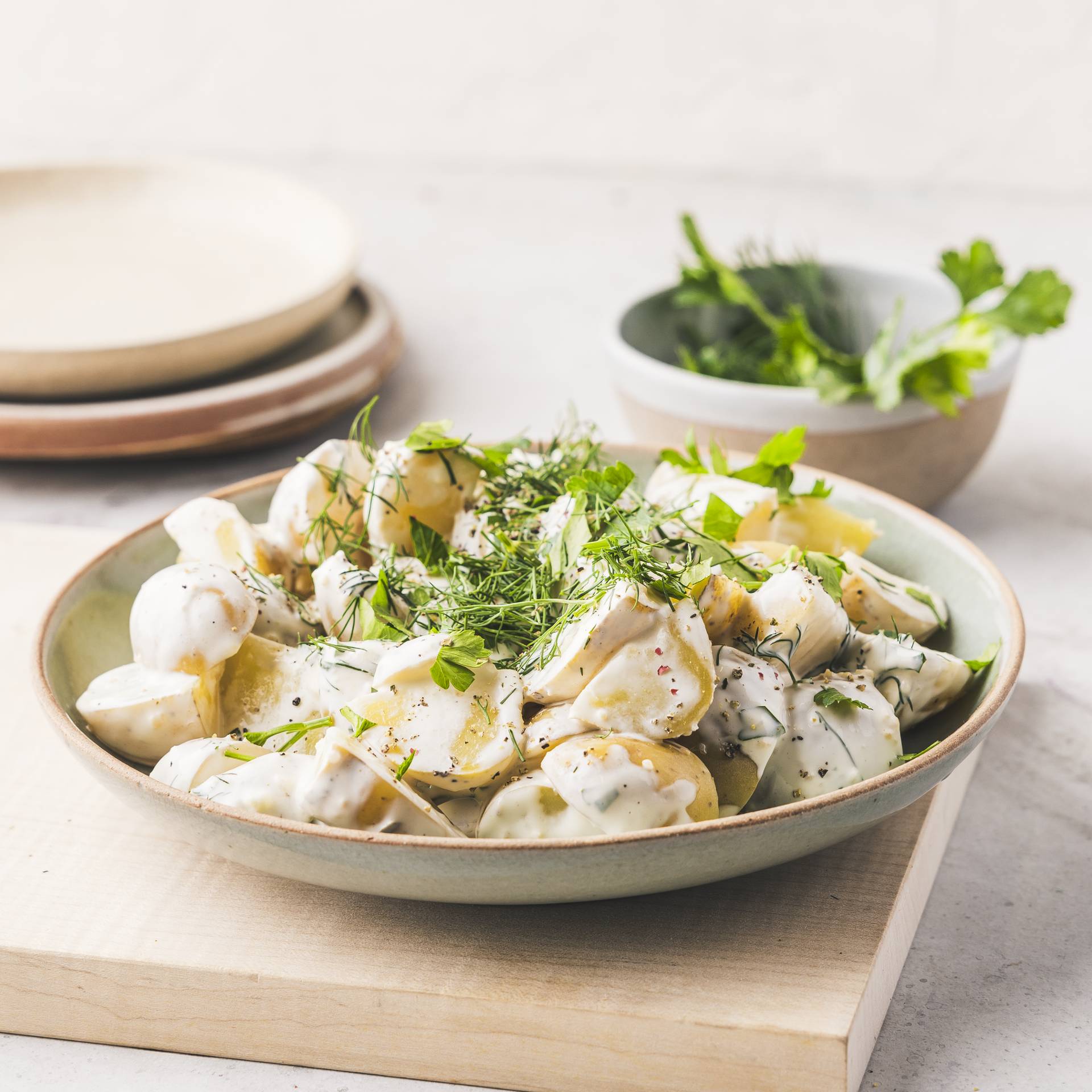 Salade de pommes de terre healthy - Recette Cookeo 9in1 | Moulinex