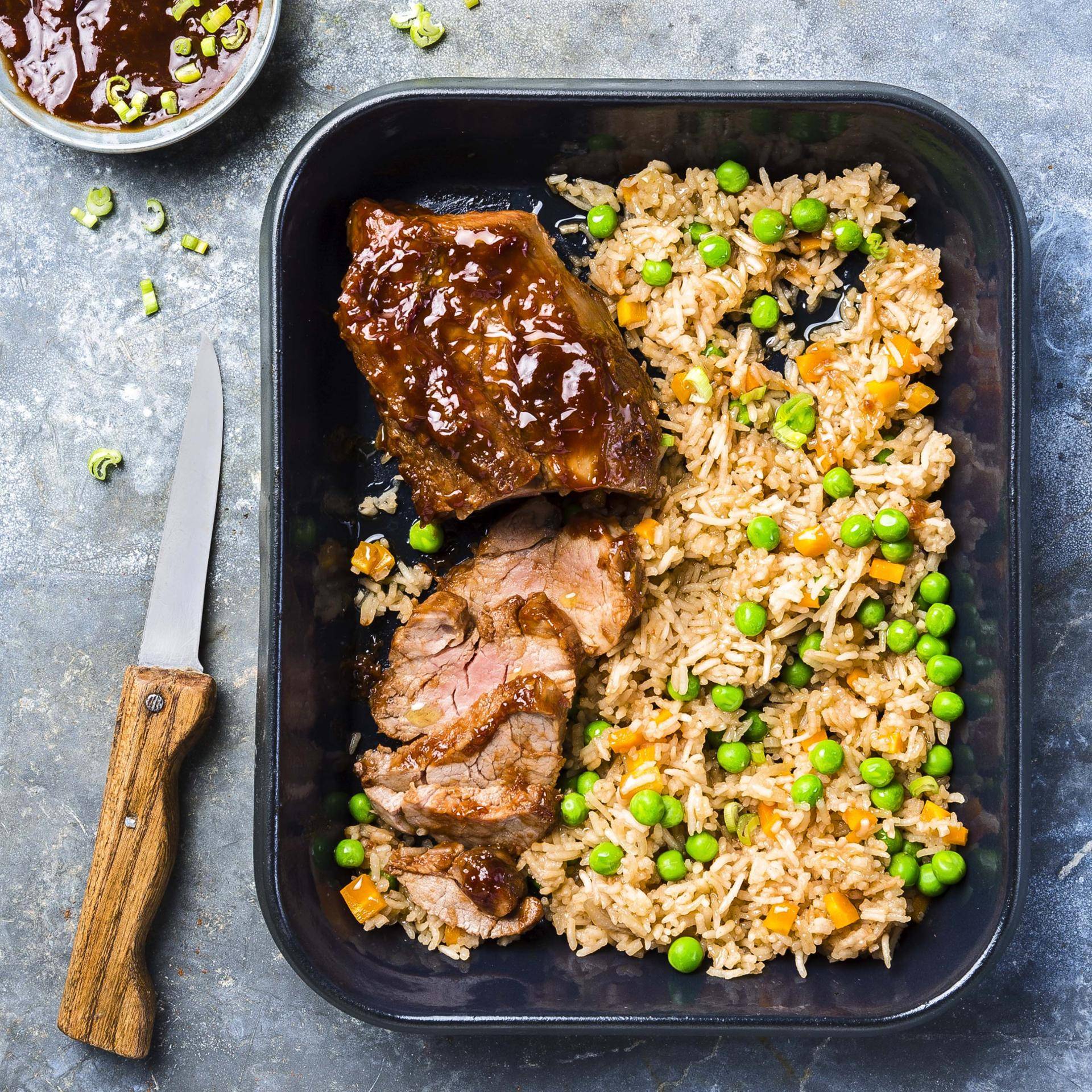 Filet mignon de porc laqué - Recette Cuiseur vapeur | Moulinex
