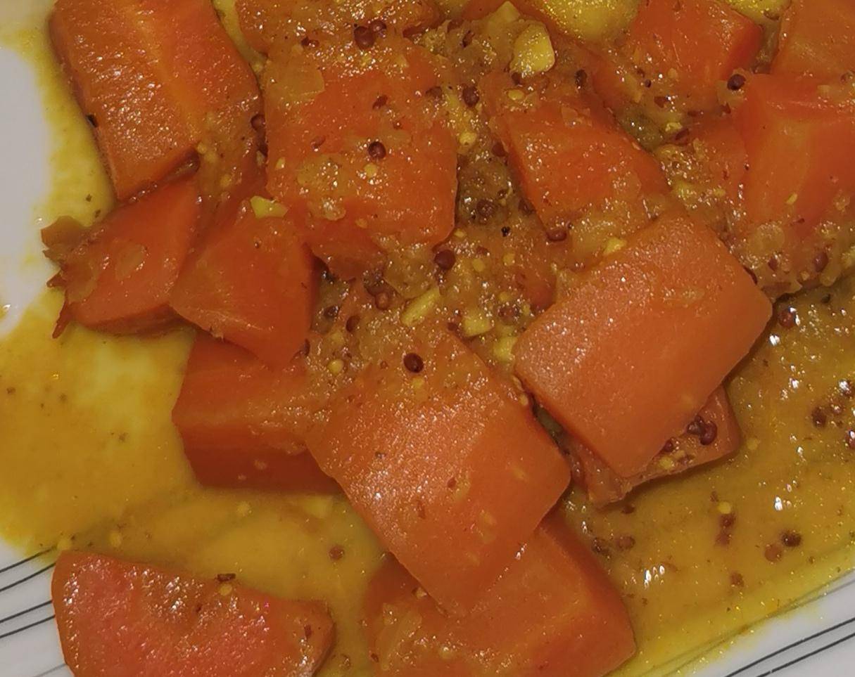 Mijoté de carrotte curry moutarde - Recette Companion Connect XL | Moulinex