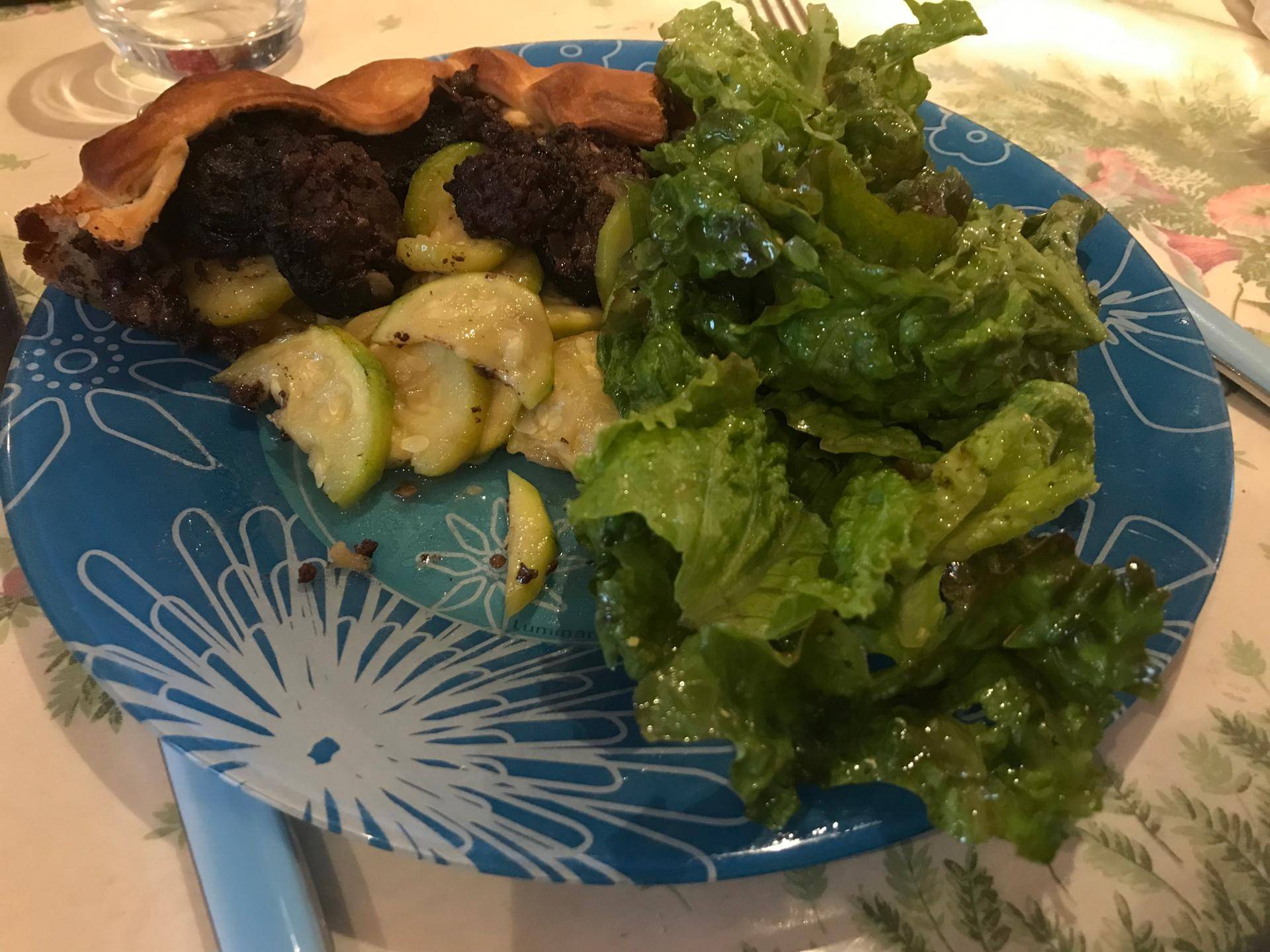 Tarte courgettes boudin noir - Recette Cookeo | Moulinex