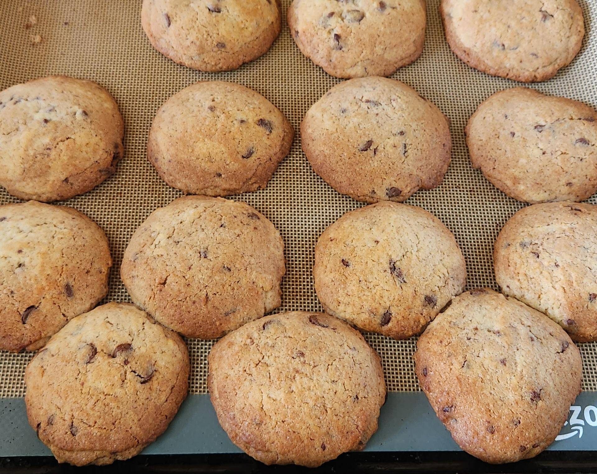 Cookies au chocolat fourrés à la pâte de speculos - Recette Companion XL | Moulinex