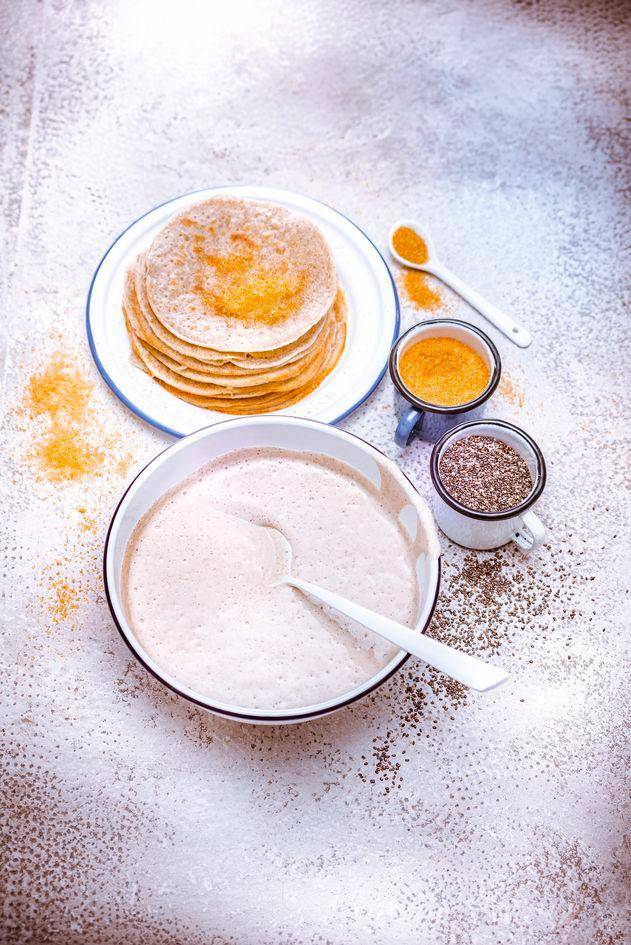 Pâte à crêpes aux graines de chia - Recette Perfectmix + | Moulinex