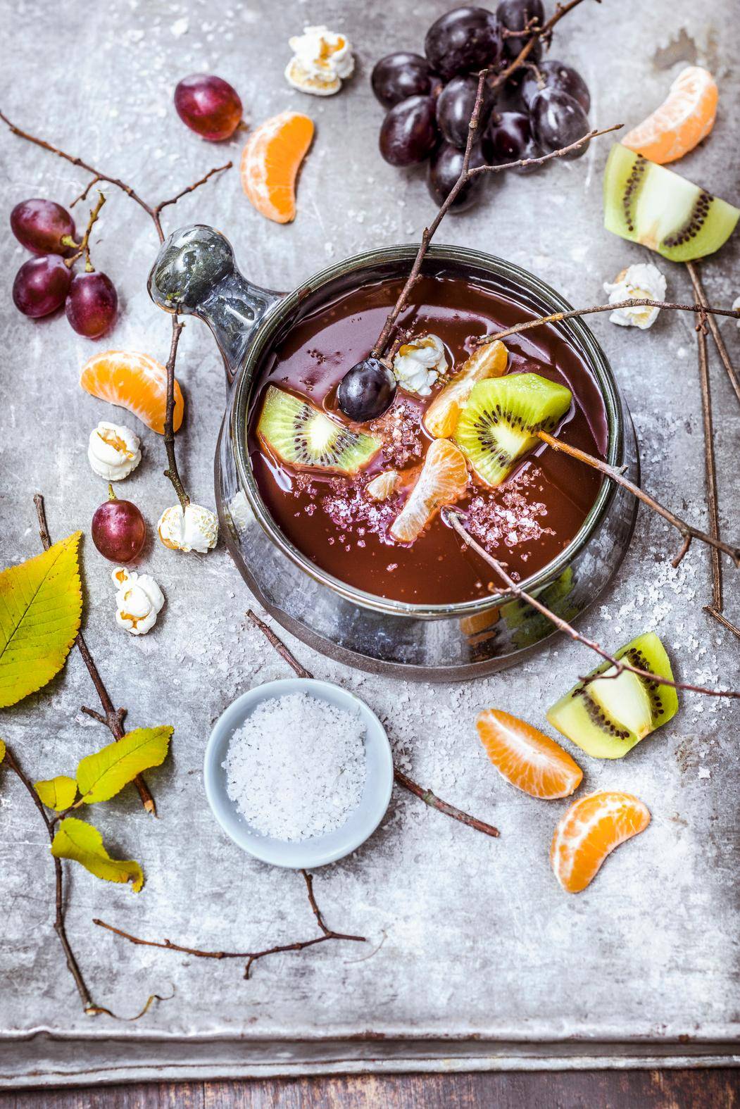Fondue au chocolat et fleur de sel - Recette Companion | Moulinex