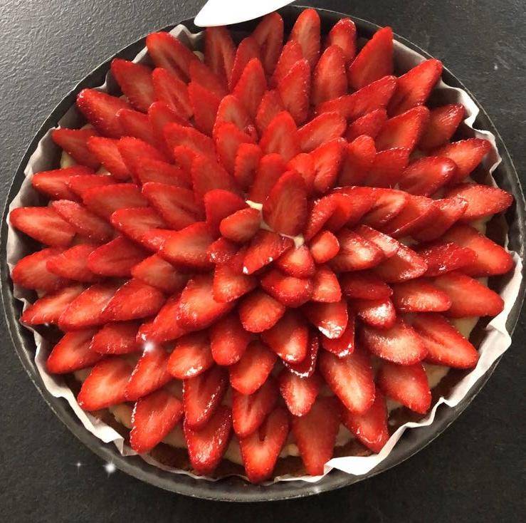 Tarte fraises Speculoos - Recette Companion | Moulinex