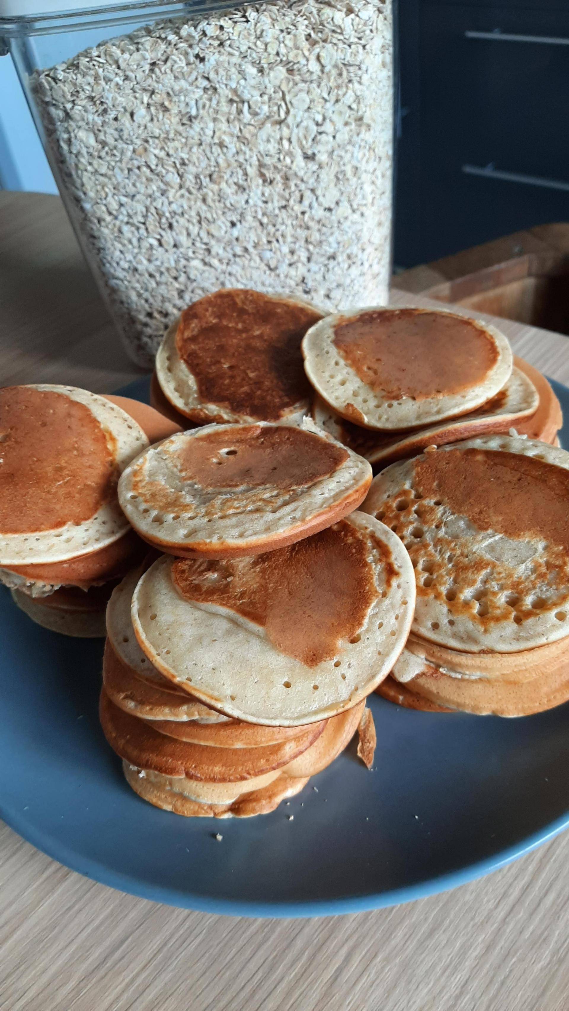Pancakes aux flocons d'avoine - Recette Companion Connect XL | Moulinex