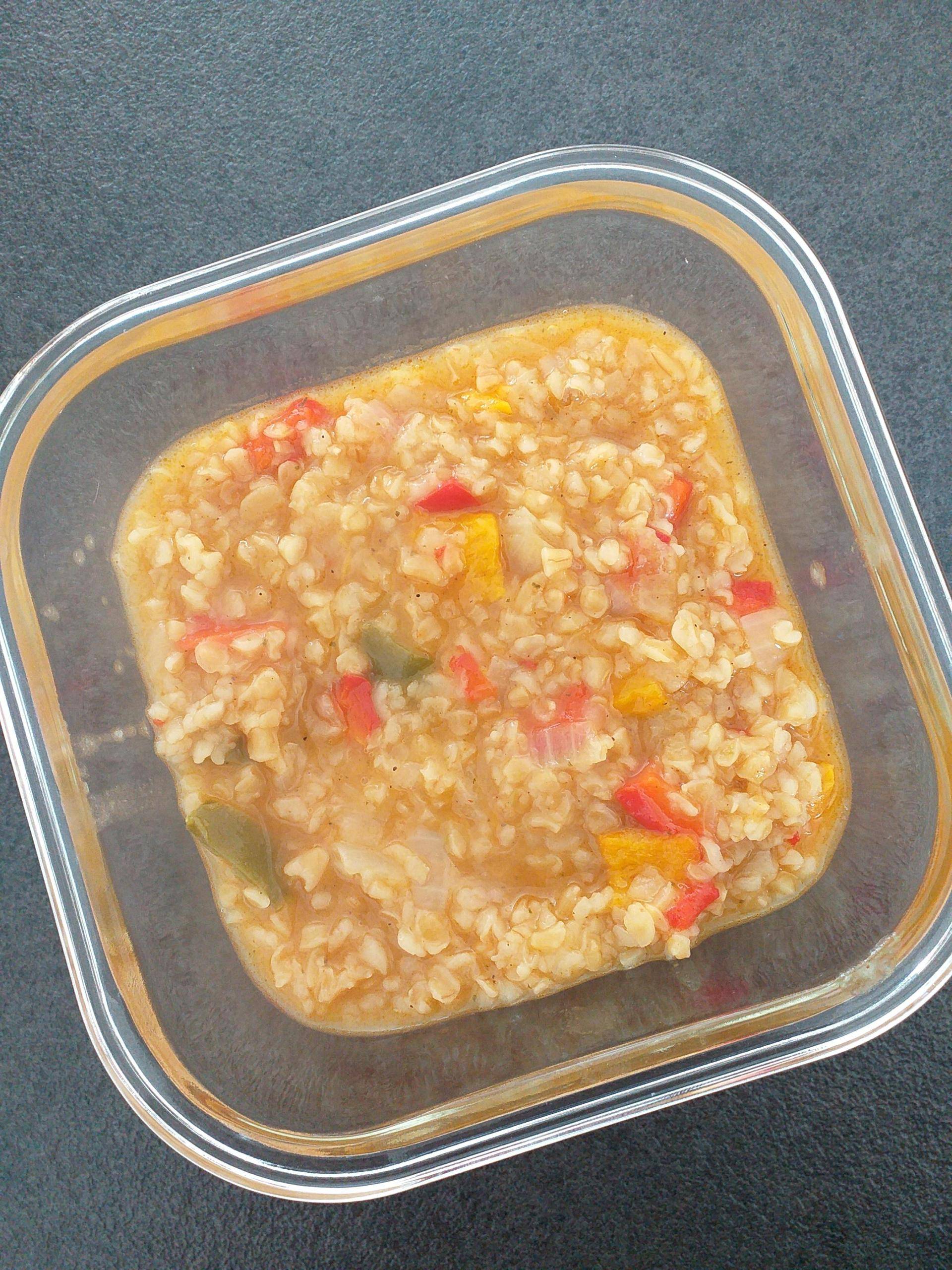 Boulgour aux poivrons - Recette Cookeo | Moulinex