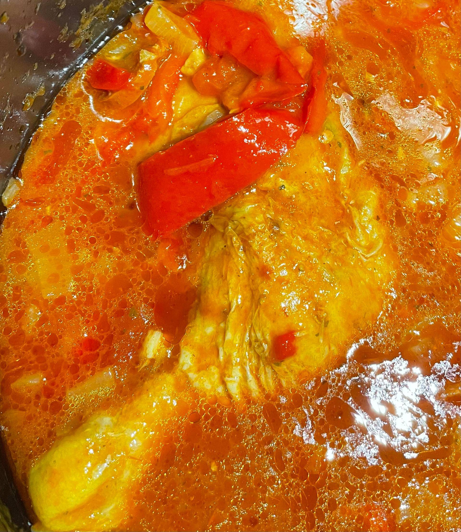 Poulet en sauce oignon, poivron, chorizo - Recette Cookeo V3 | Moulinex