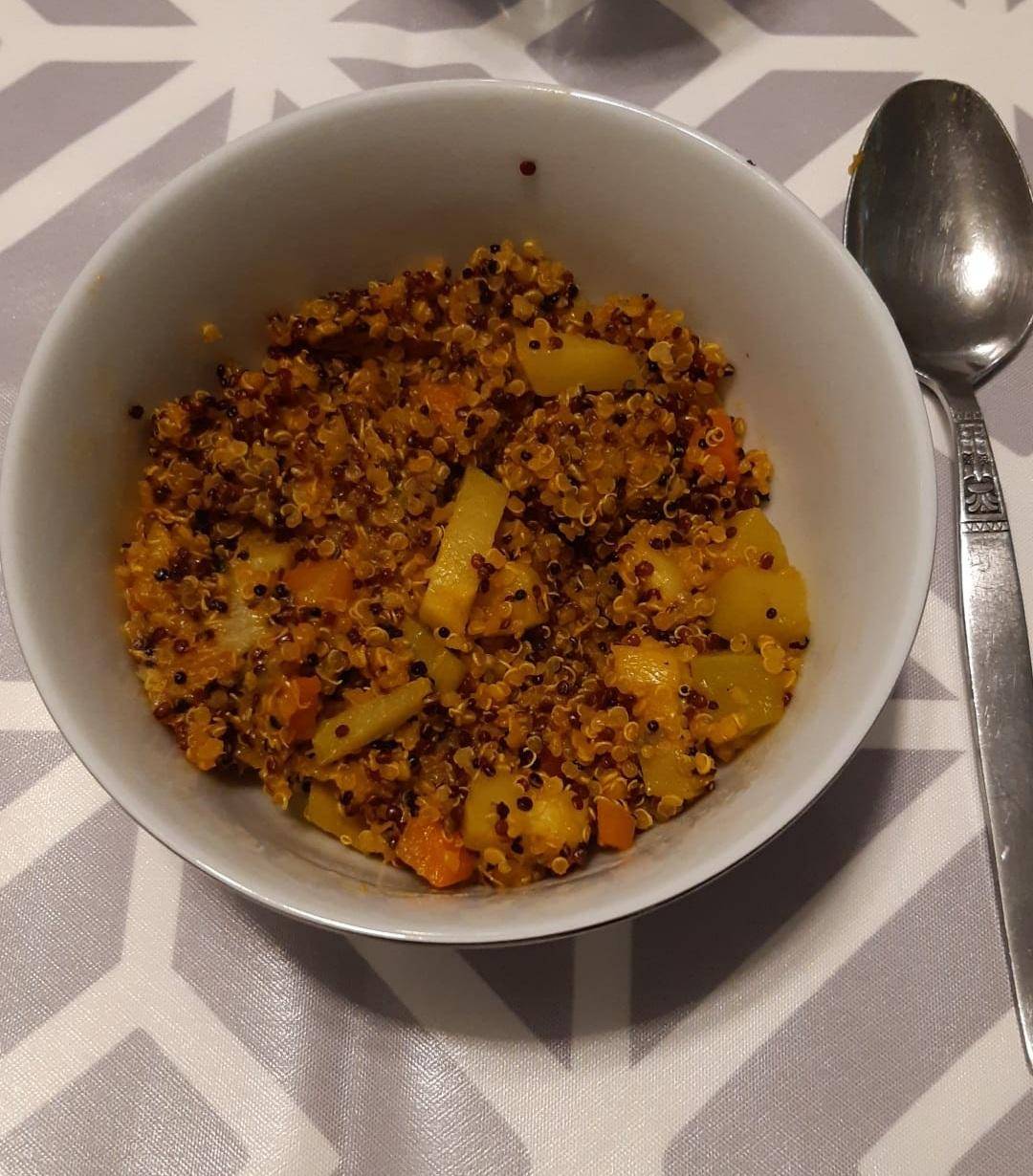Risotto quinoa courgettes et saumon - Recette Companion Connect XL | Moulinex