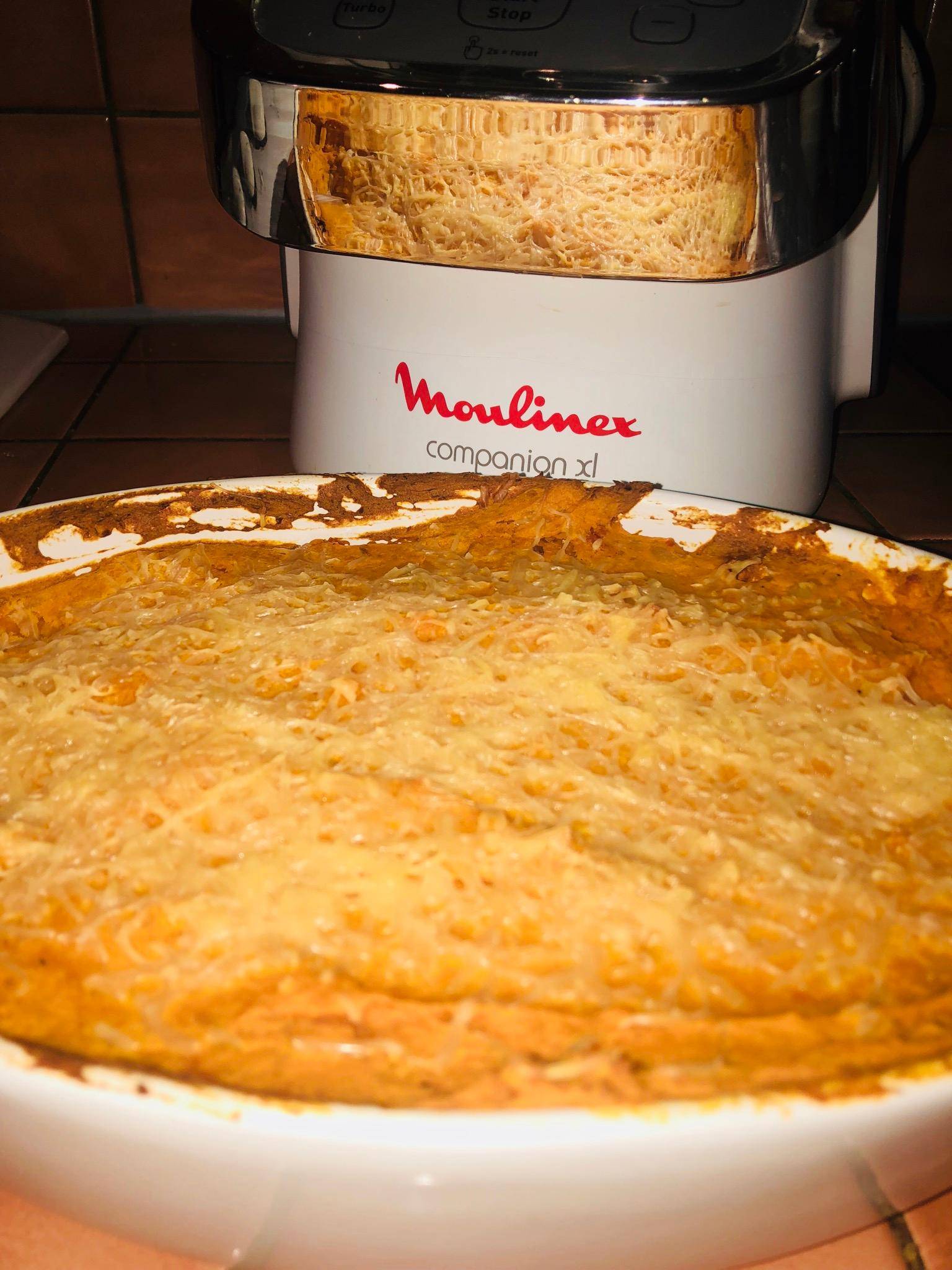 Gratin de potimarron et pommes de terre - Recette Companion XL | Moulinex