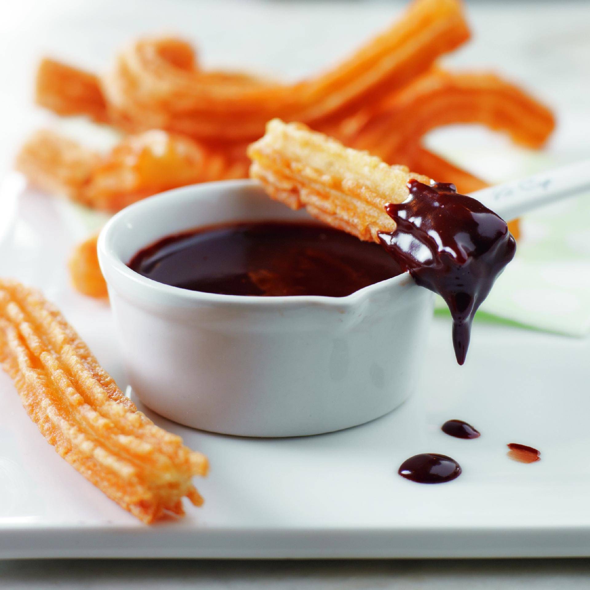 Churros sauce chocolat - Recette Easy Fry Mega | Moulinex