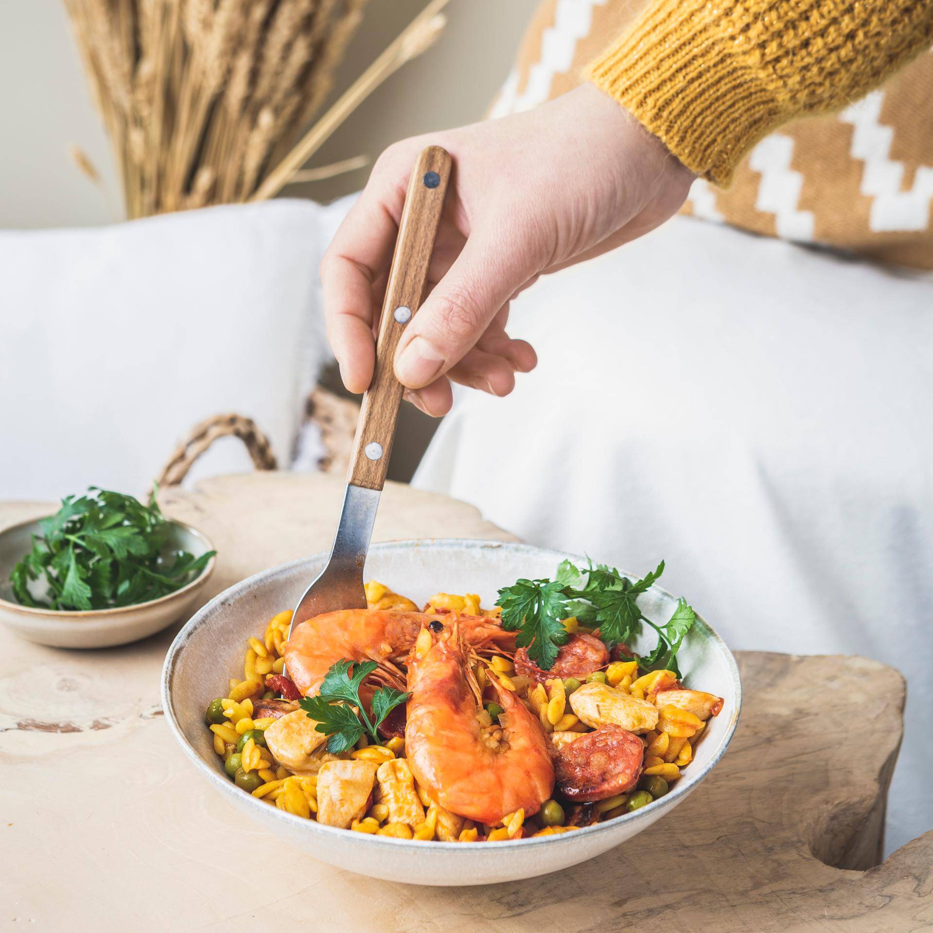 One pot pasta façon paella - Recette Cookeo | Moulinex