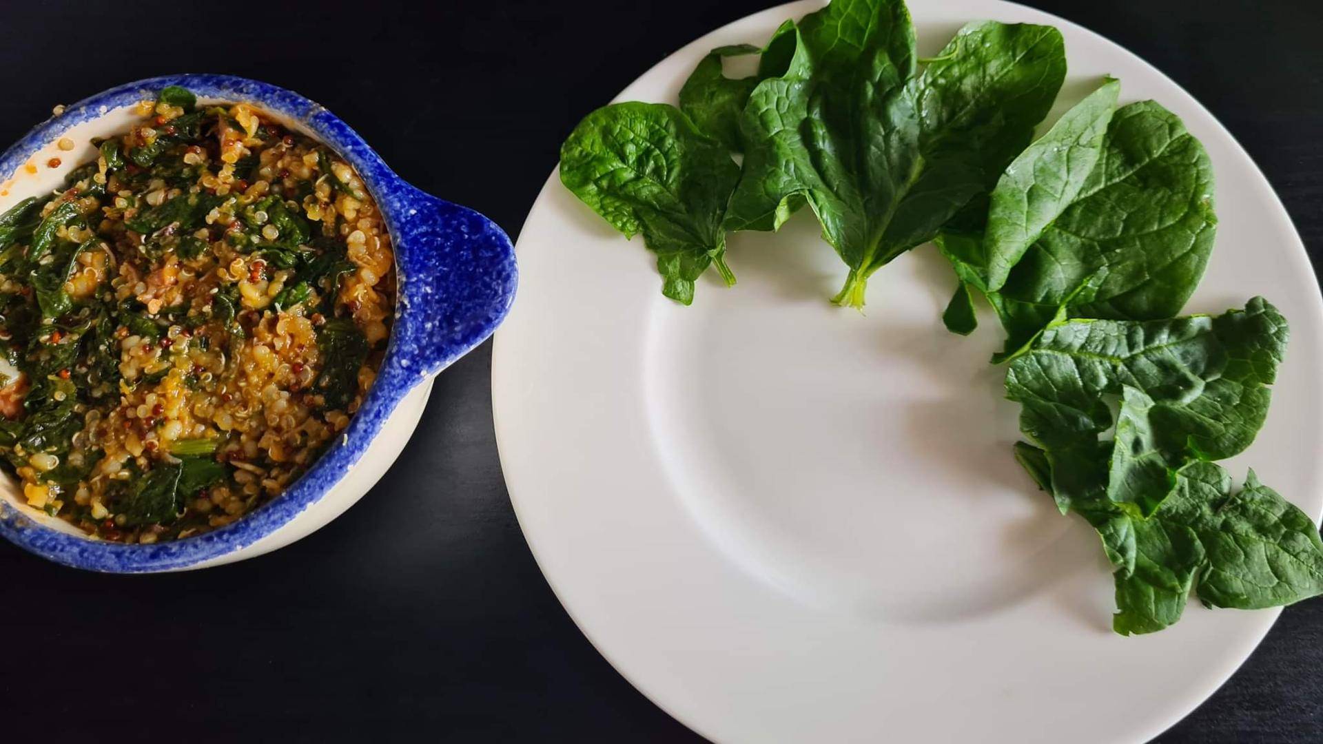 Bowl complet (quinoa, boulgour, porc et épinards) - Recette Companion Connect XL | Moulinex