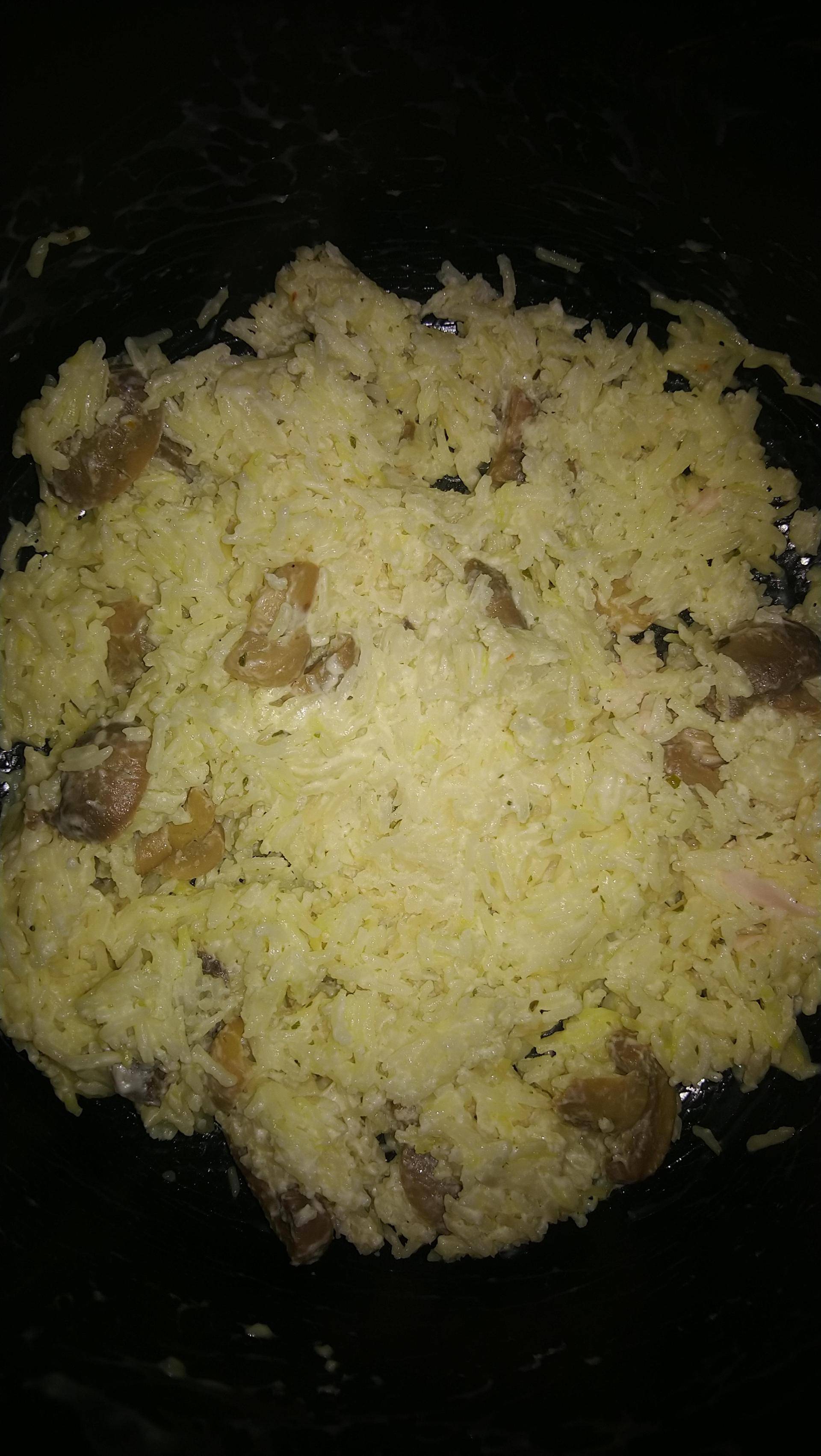 Riz champignons sauce boursin - Recette Cookeo | Moulinex