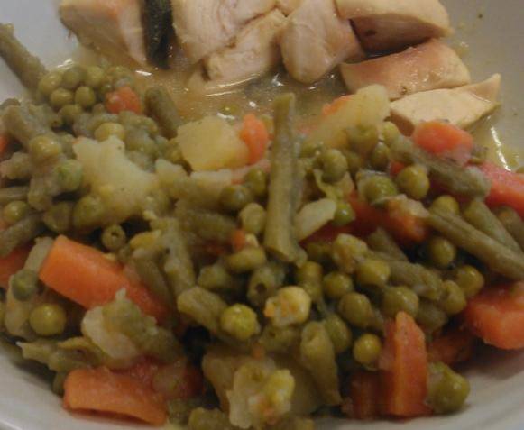 Poulet mijoté et jardinière de légumes - Recette Companion Connect XL | Moulinex