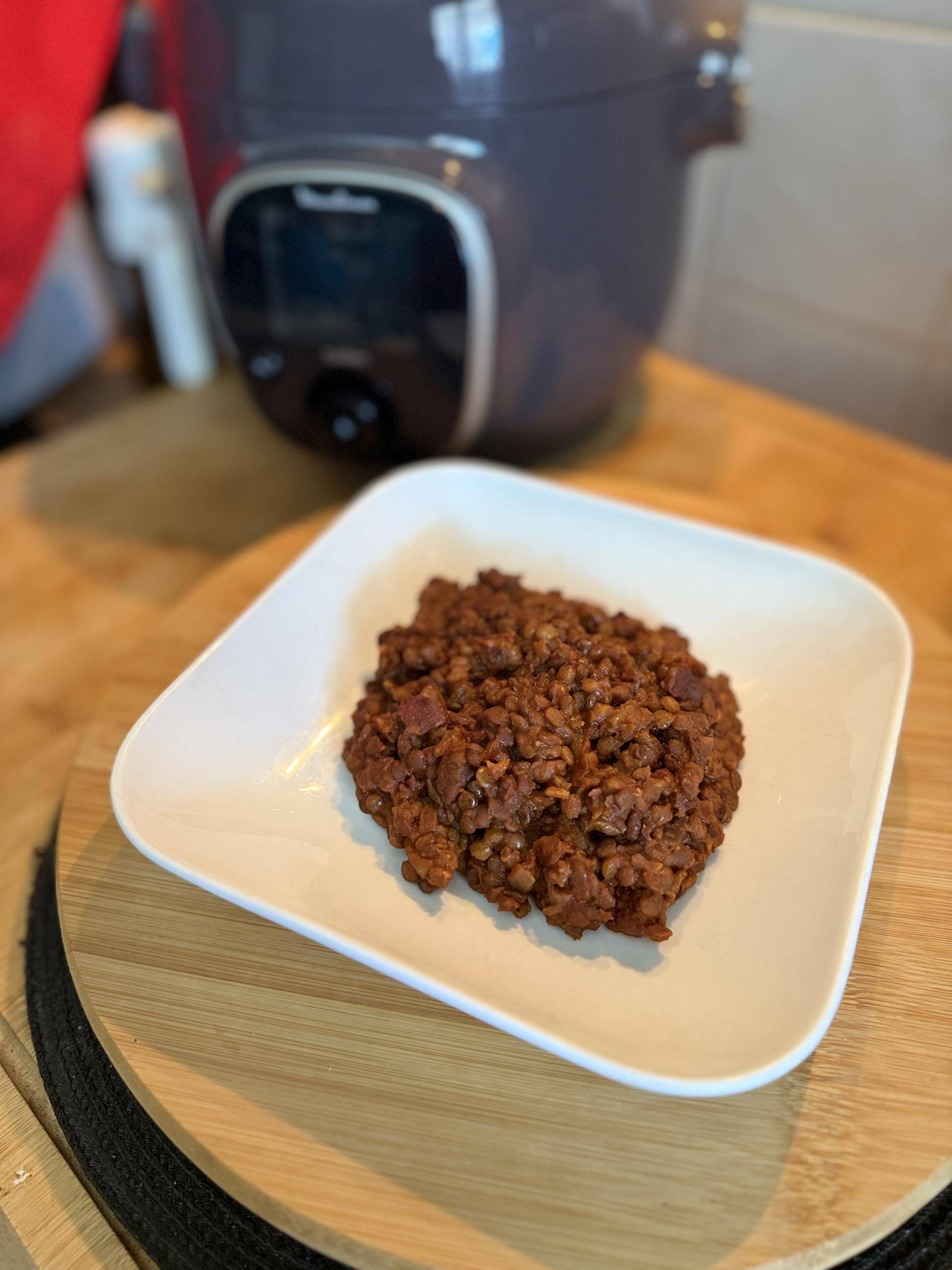Lentilles au chorizo - Recette Cookeo Mini | Moulinex