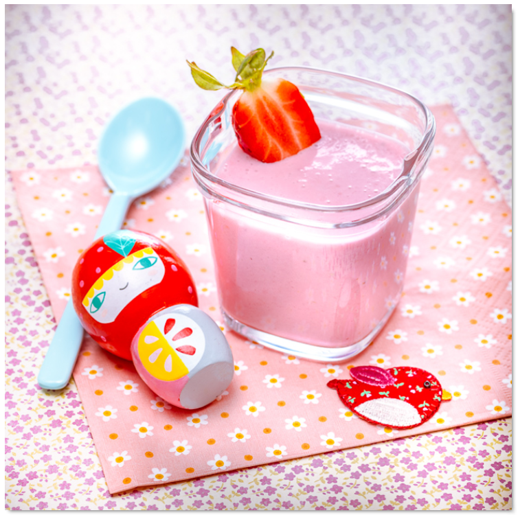Smoothie aux fraises pour bébé - Recette Companion | Moulinex