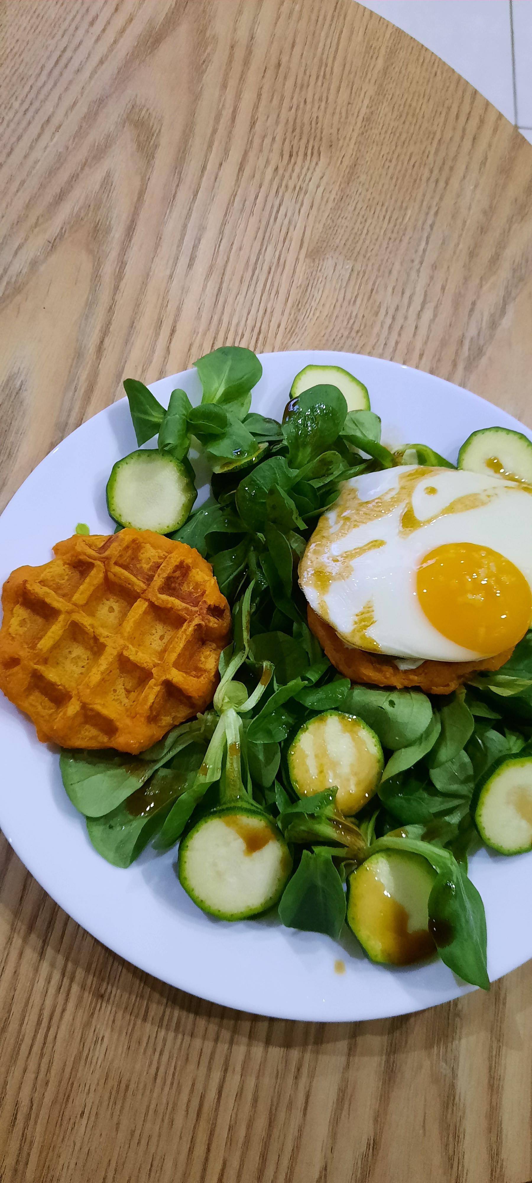 Gaufres de patate douce healthy - Recette Companion Connect XL | Moulinex