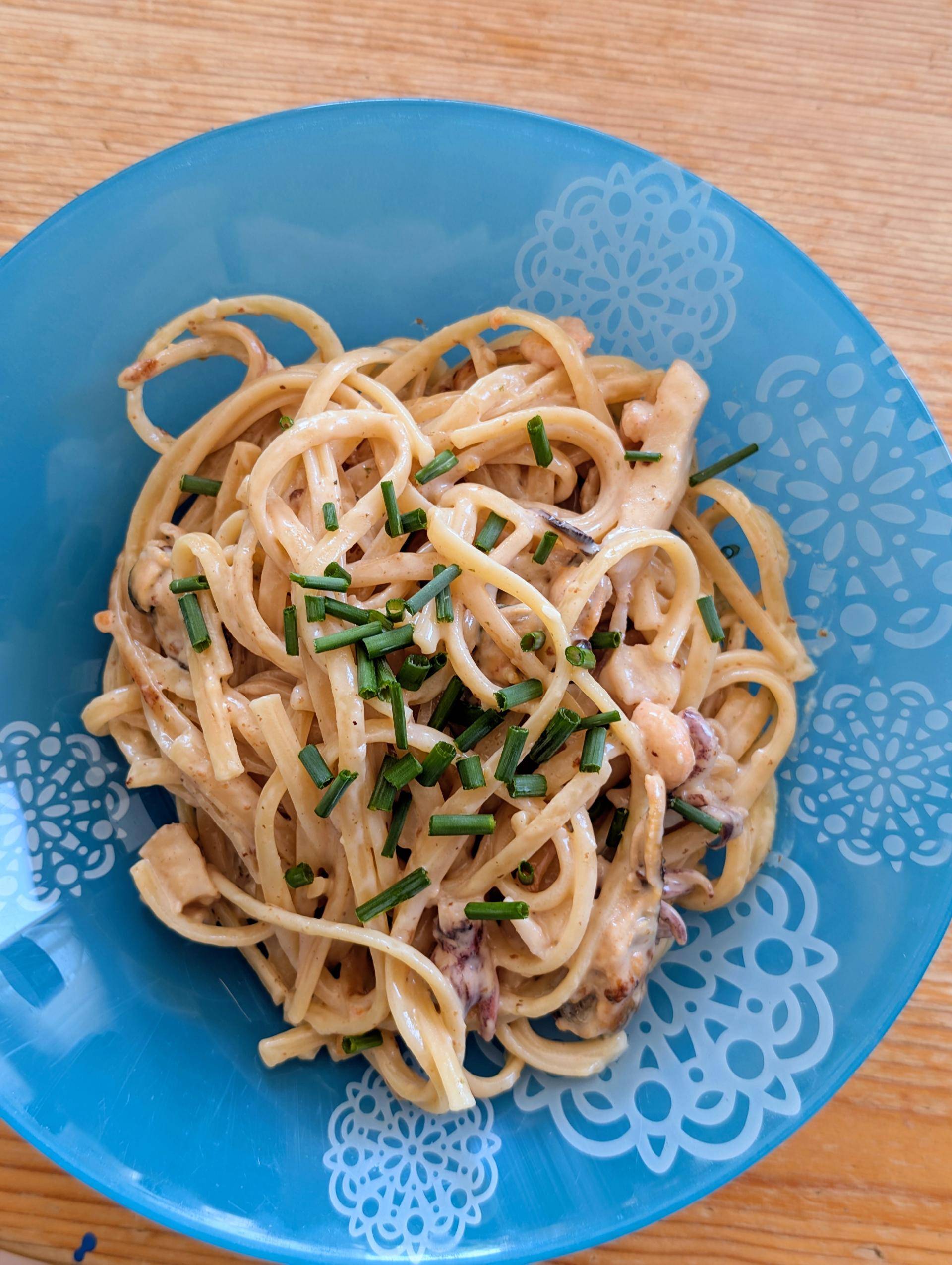 Linguines aux fruits de mer - Recette Cookeo V3 | Moulinex